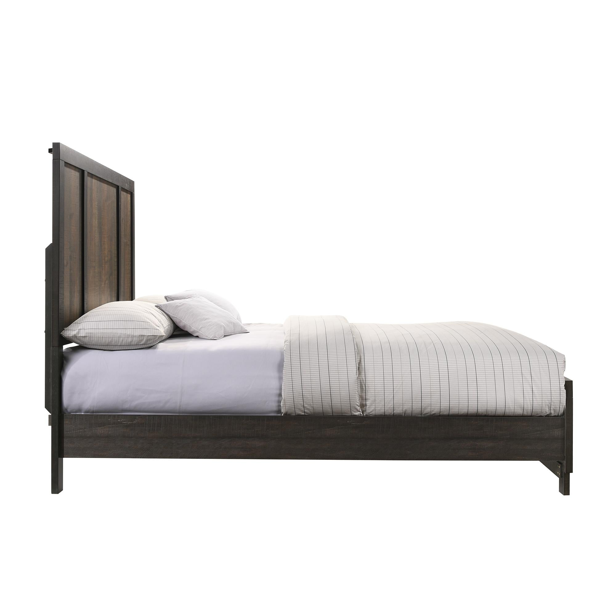  Size_King  -- Elements International Harlington Panel Bed IMAGE 4