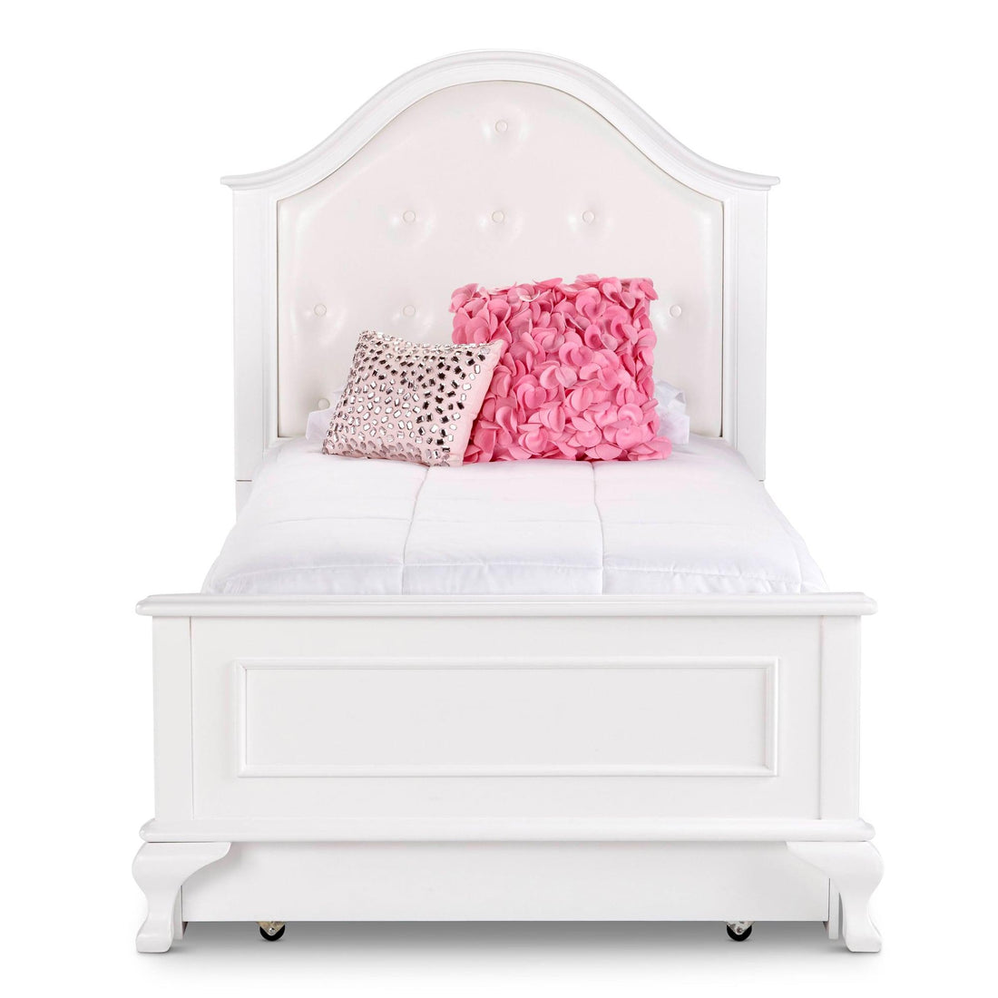  Elements International Jesse JS700TTB Twin Panel Bed w/ Trundle IMAGE 1