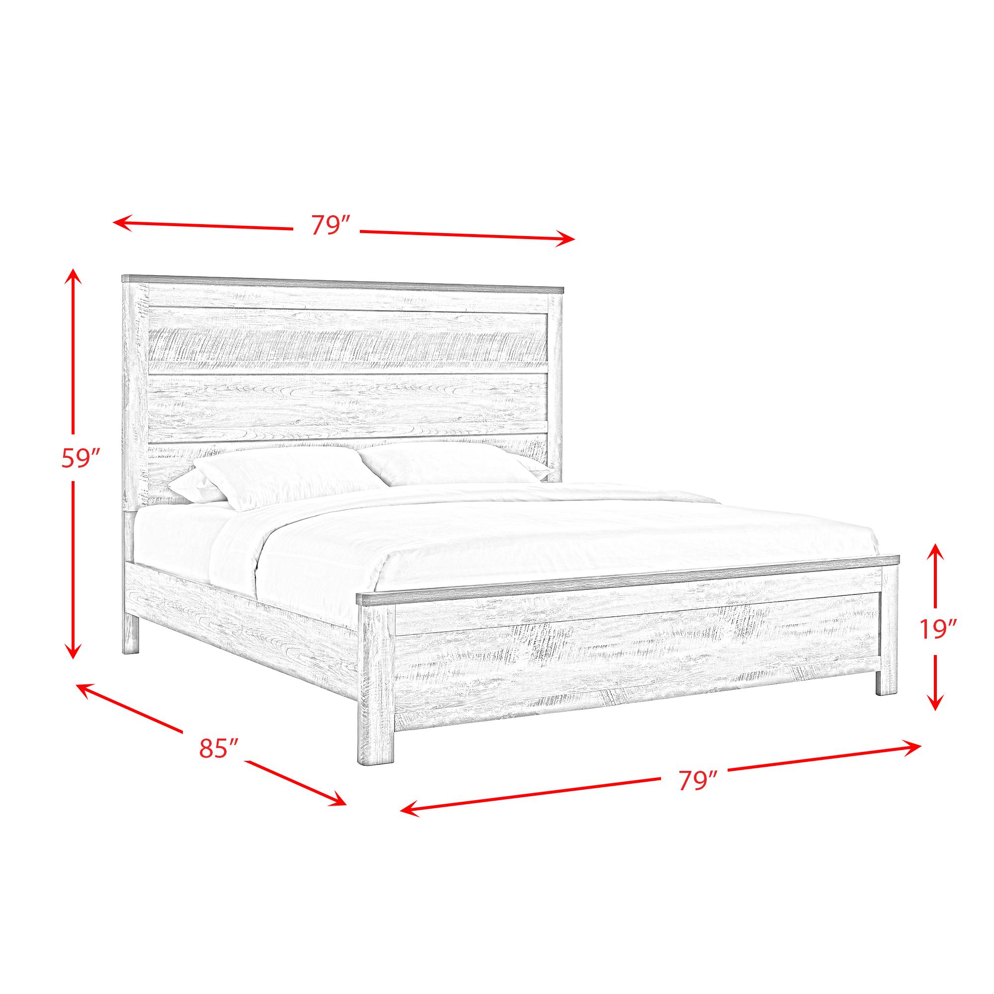  Size_King  -- Elements International Millers Cove Panel Bed IMAGE 9