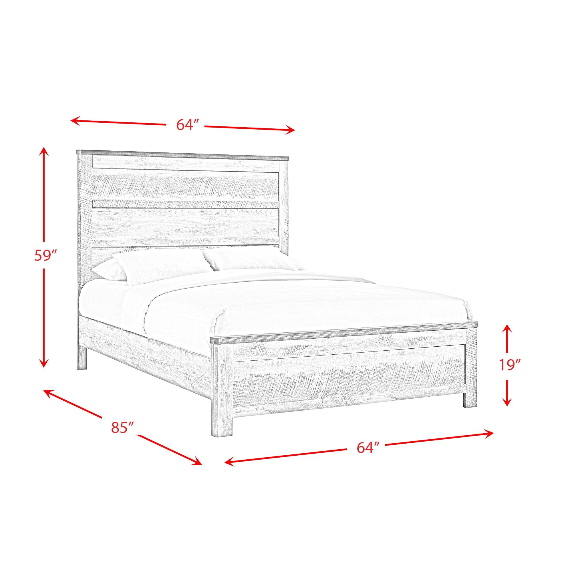  Size_Queen  --  Millers Cove MC300QB Queen Panel Bed IMAGE 9