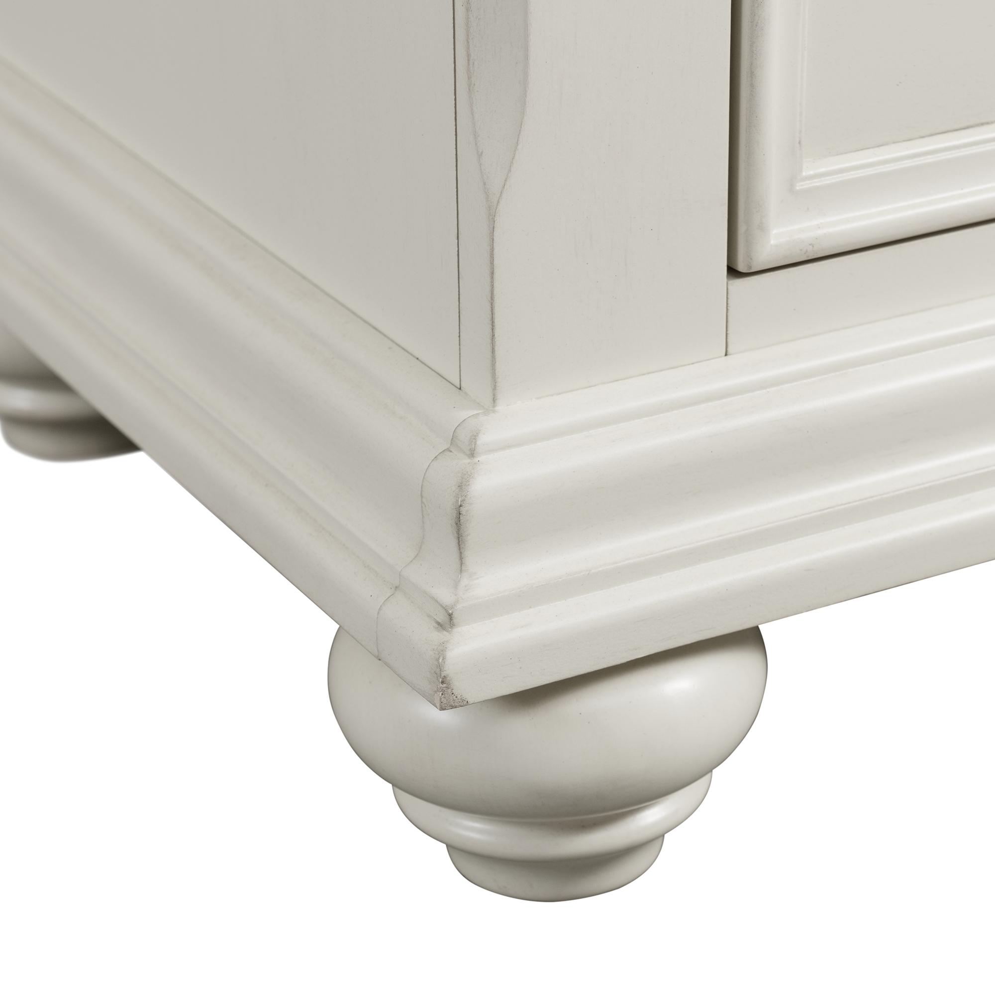  Elements International Slater SR600DRMR Dresser with Mirror - White IMAGE 8