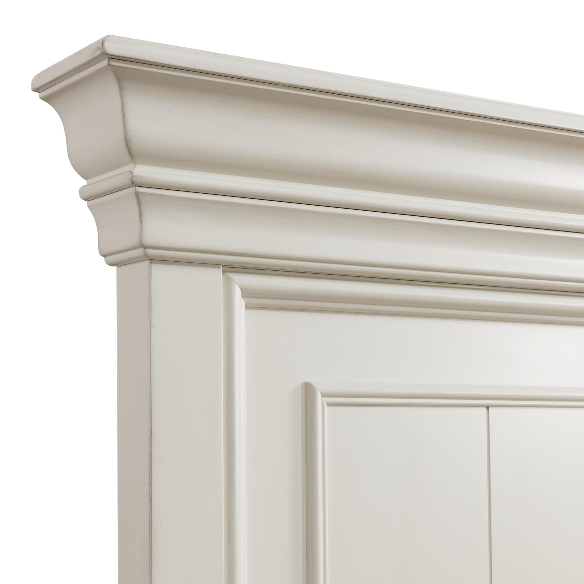  Color_White  Size_King  -- Elements International Slater Platform Bed with Storage IMAGE 5