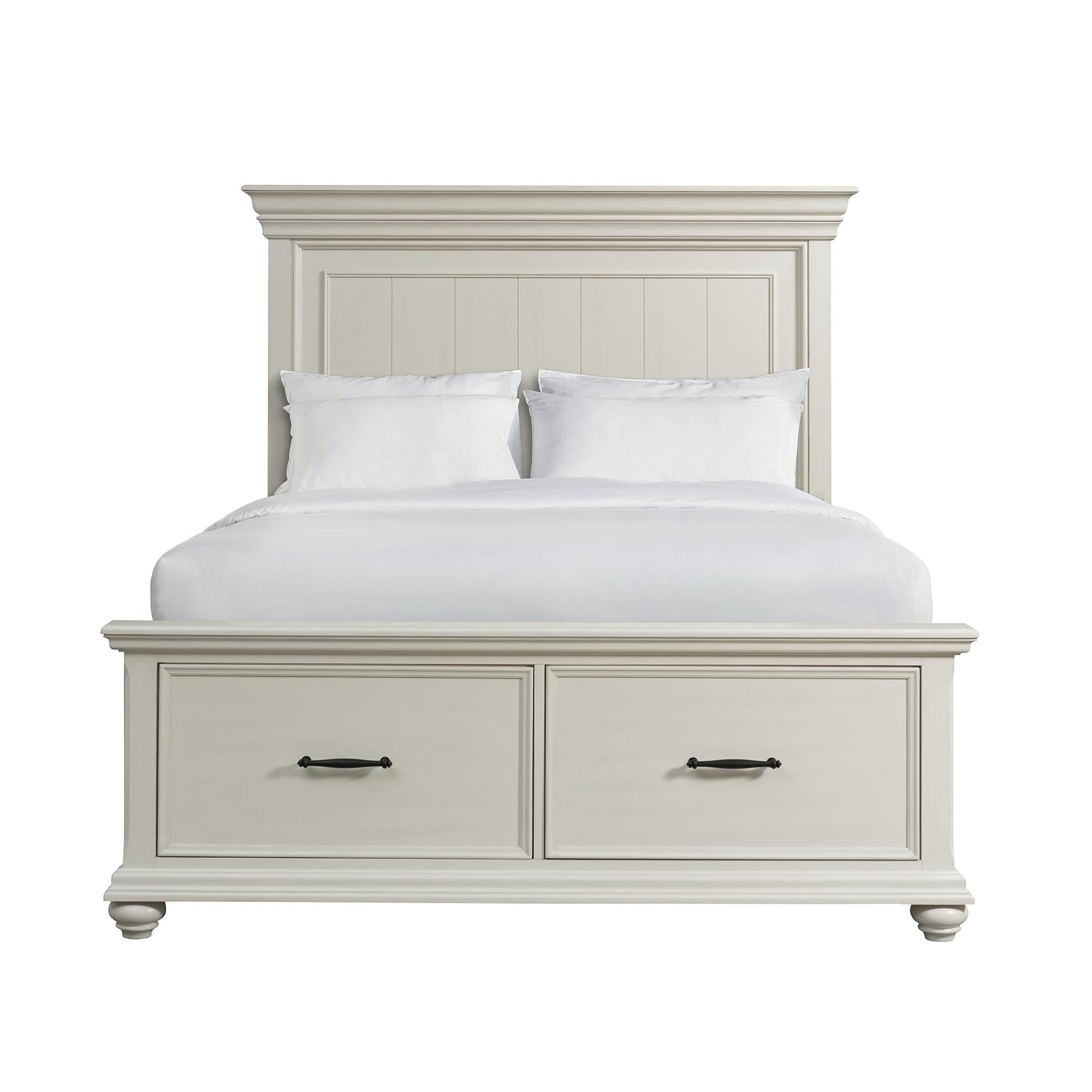  Color_White  Size_Queen  -- Slater SR650QB Queen Platform Storage Bed - White IMAGE 2