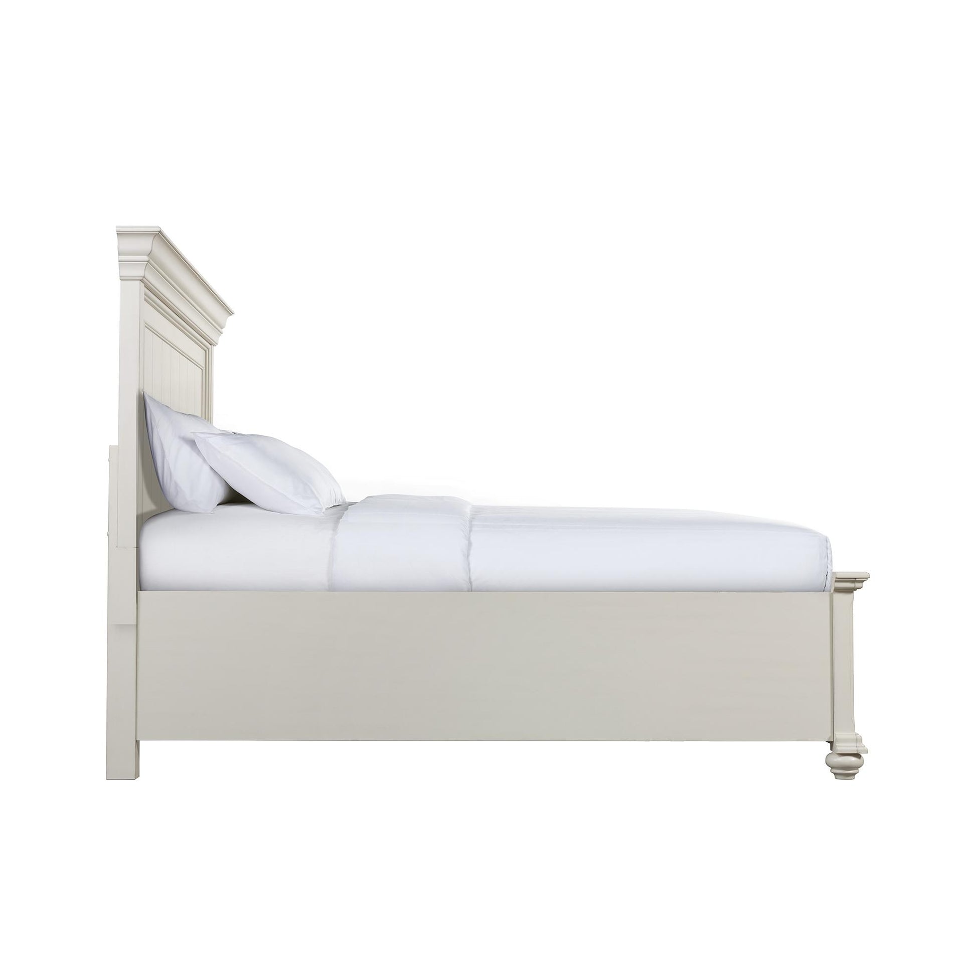  Color_White  Size_Queen  -- Slater SR650QB Queen Platform Storage Bed - White IMAGE 3