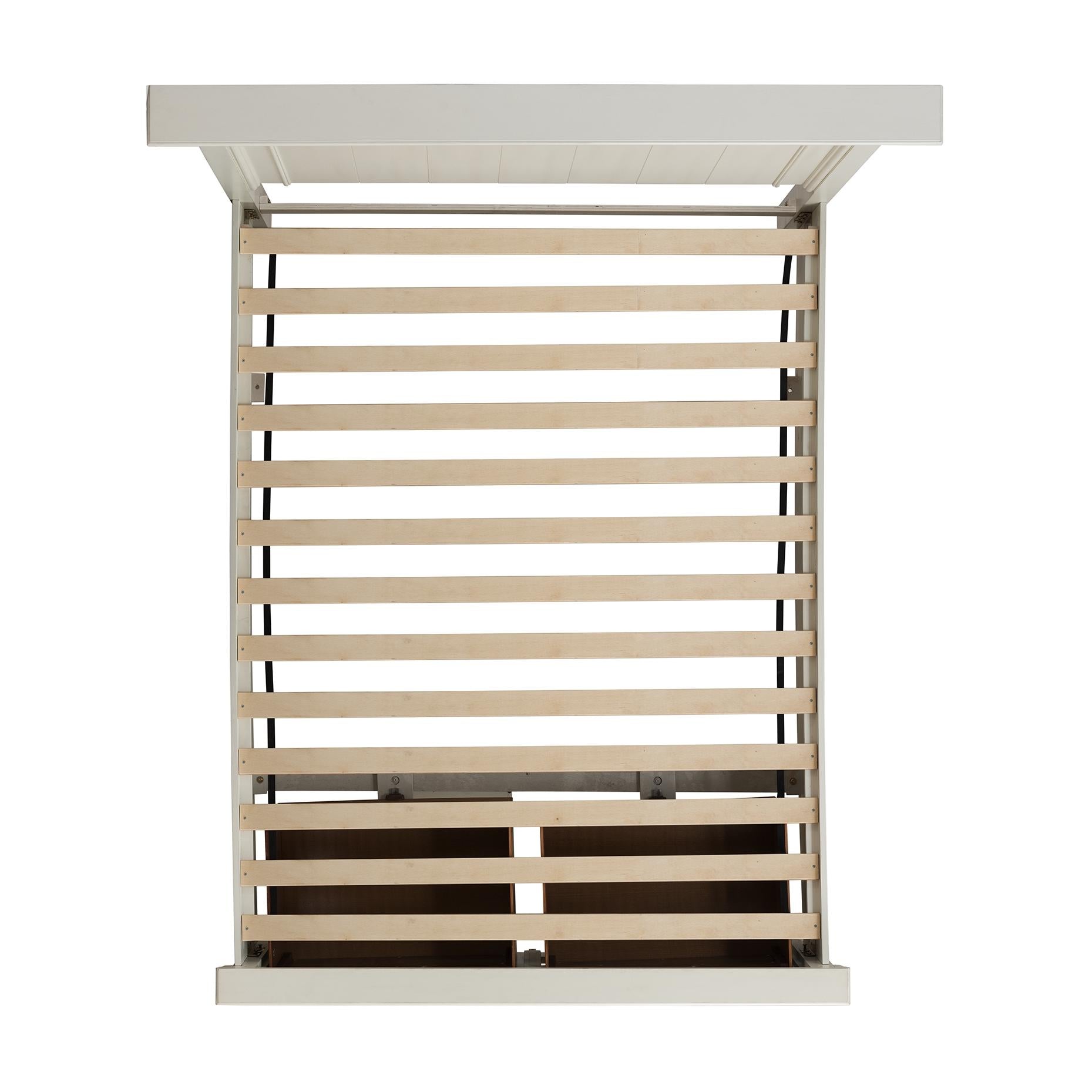  Color_White  Size_Queen  -- Slater SR650QB Queen Platform Storage Bed - White IMAGE 4