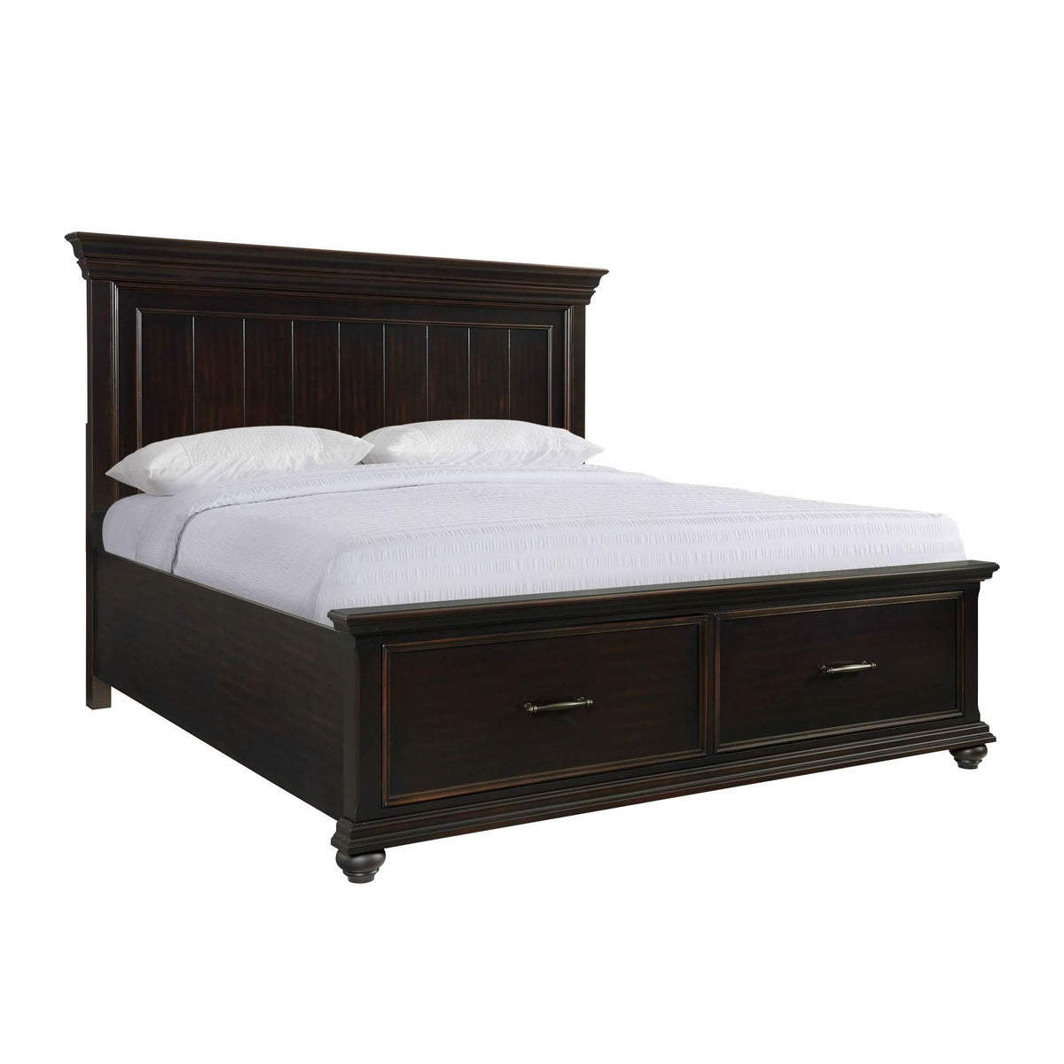  Size_King -- Elements International Slater Platform Bed with Storage IMAGE 1