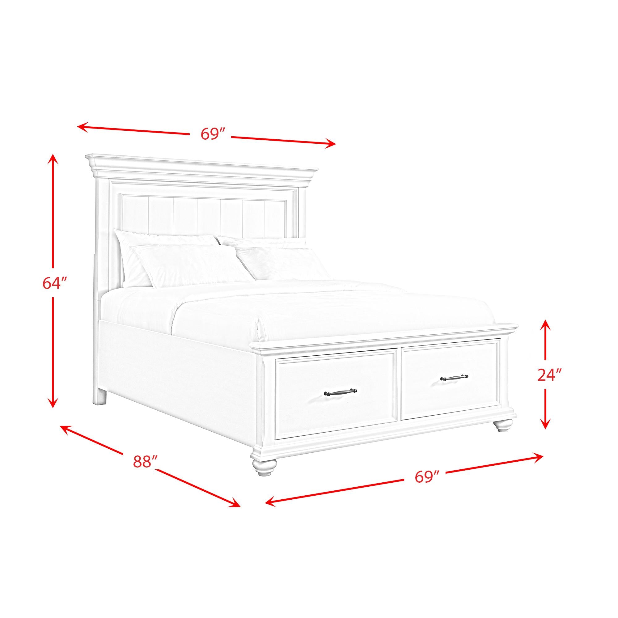  Color_Black  Size_Queen  --  Slater SR850QB Queen Platform Storage Bed - Black IMAGE 11