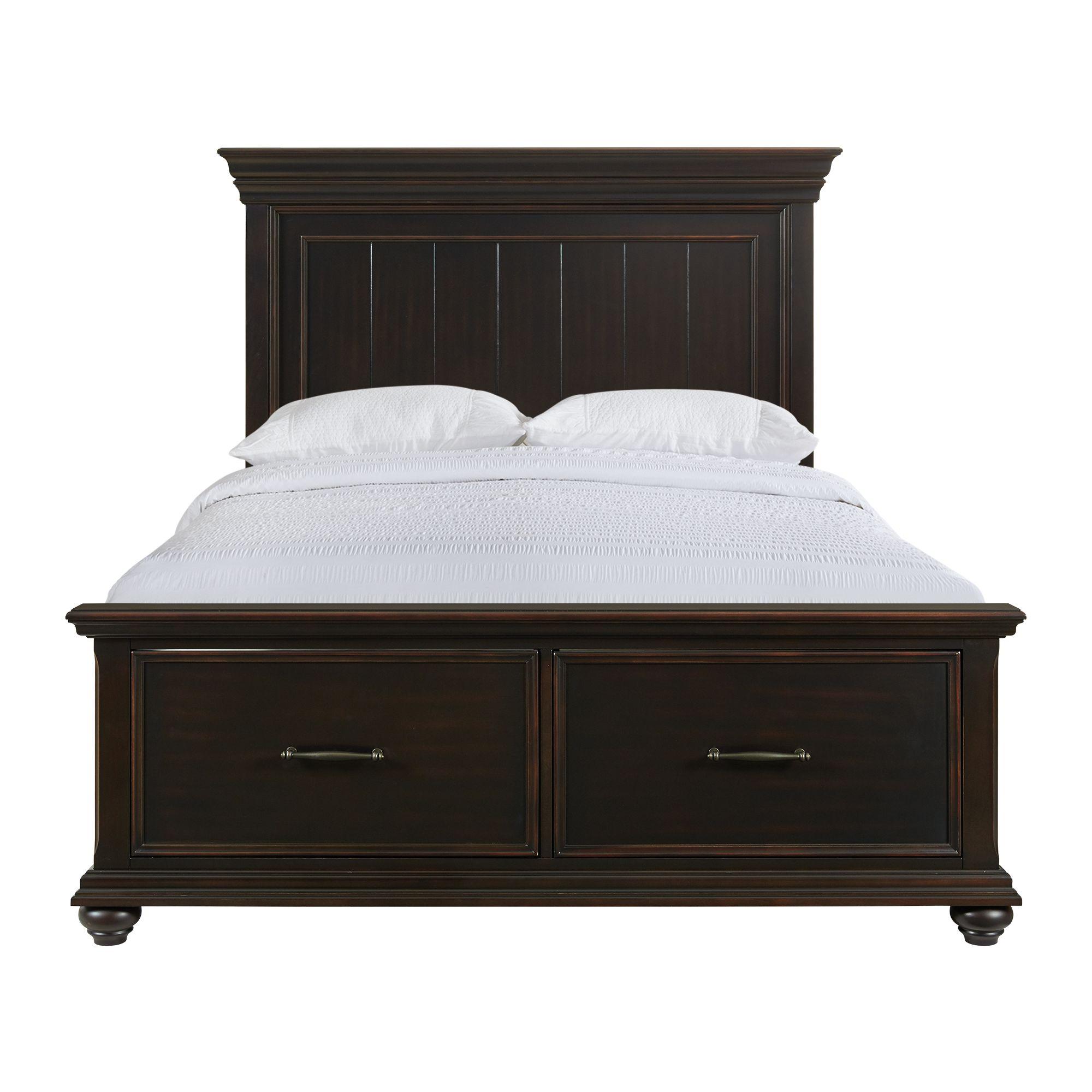  Color_Black  Size_Queen  -- Slater SR850QB Queen Platform Storage Bed - Black IMAGE 2