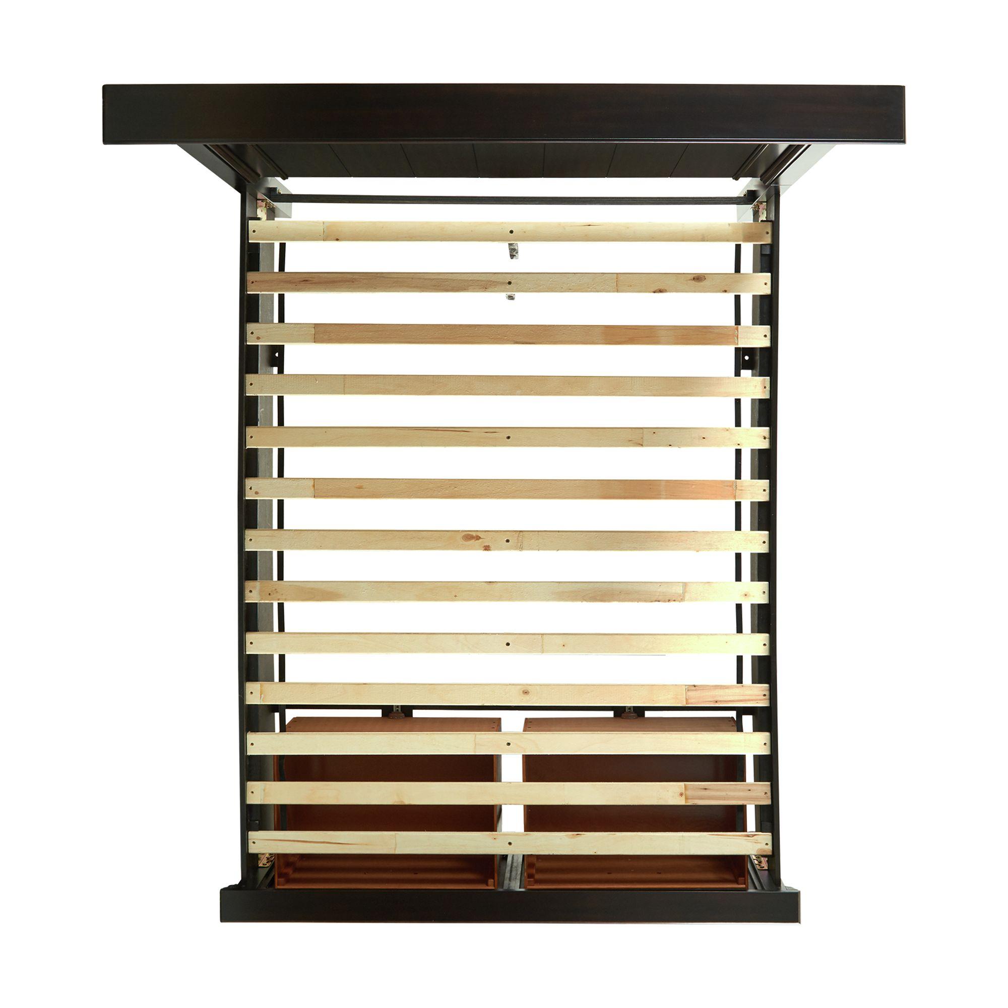  Color_Black  Size_Queen  -- Slater SR850QB Queen Platform Storage Bed - Black IMAGE 4