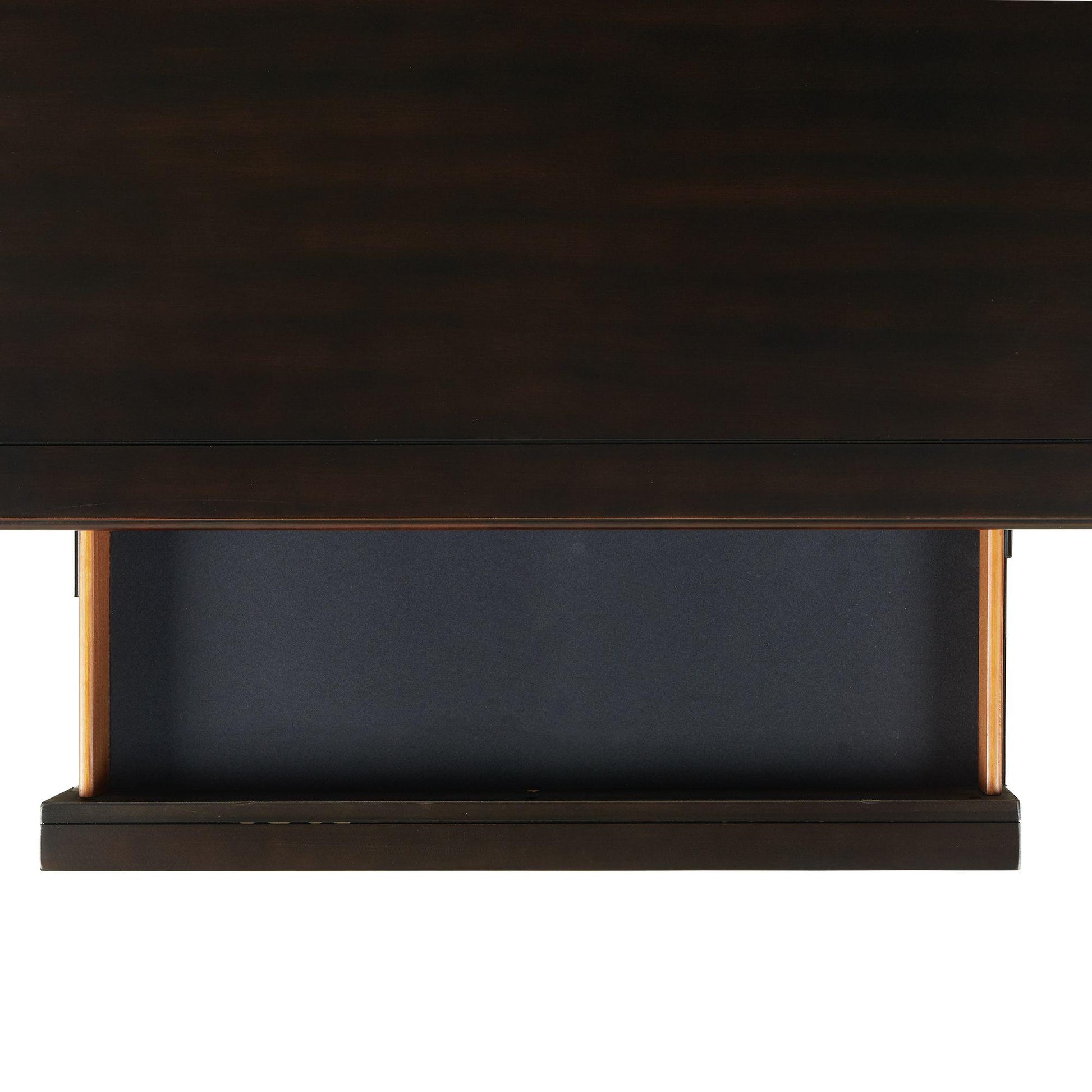  Elements International Slater SR800DRMR Dresser with Mirror - Black IMAGE 5