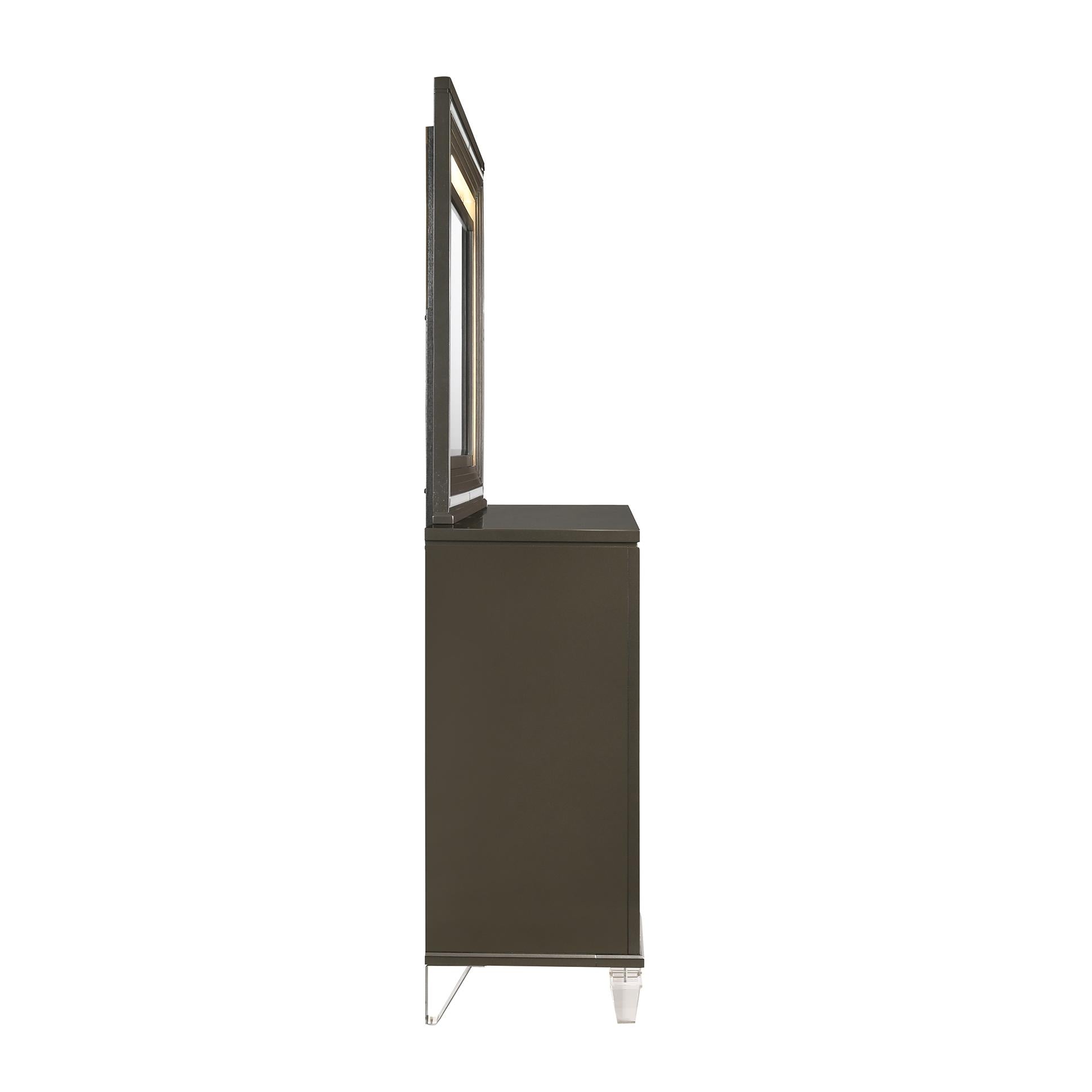  Elements International Twenty Nine TN600DRMR Dresser w/ Mood Lighting Mirror IMAGE 3