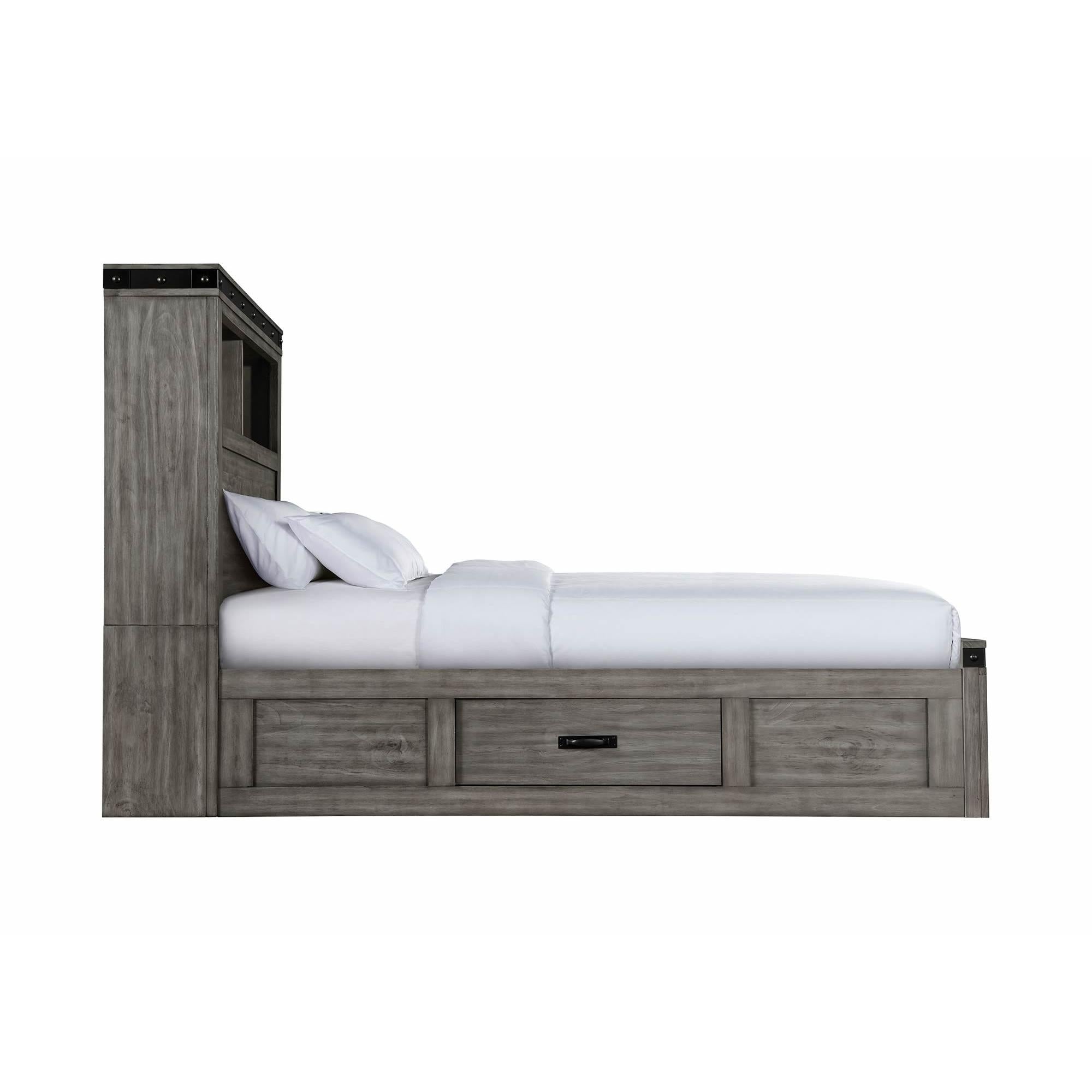  Elements International Wade Youth WE650TB Twin Platform Storage Bed IMAGE 3