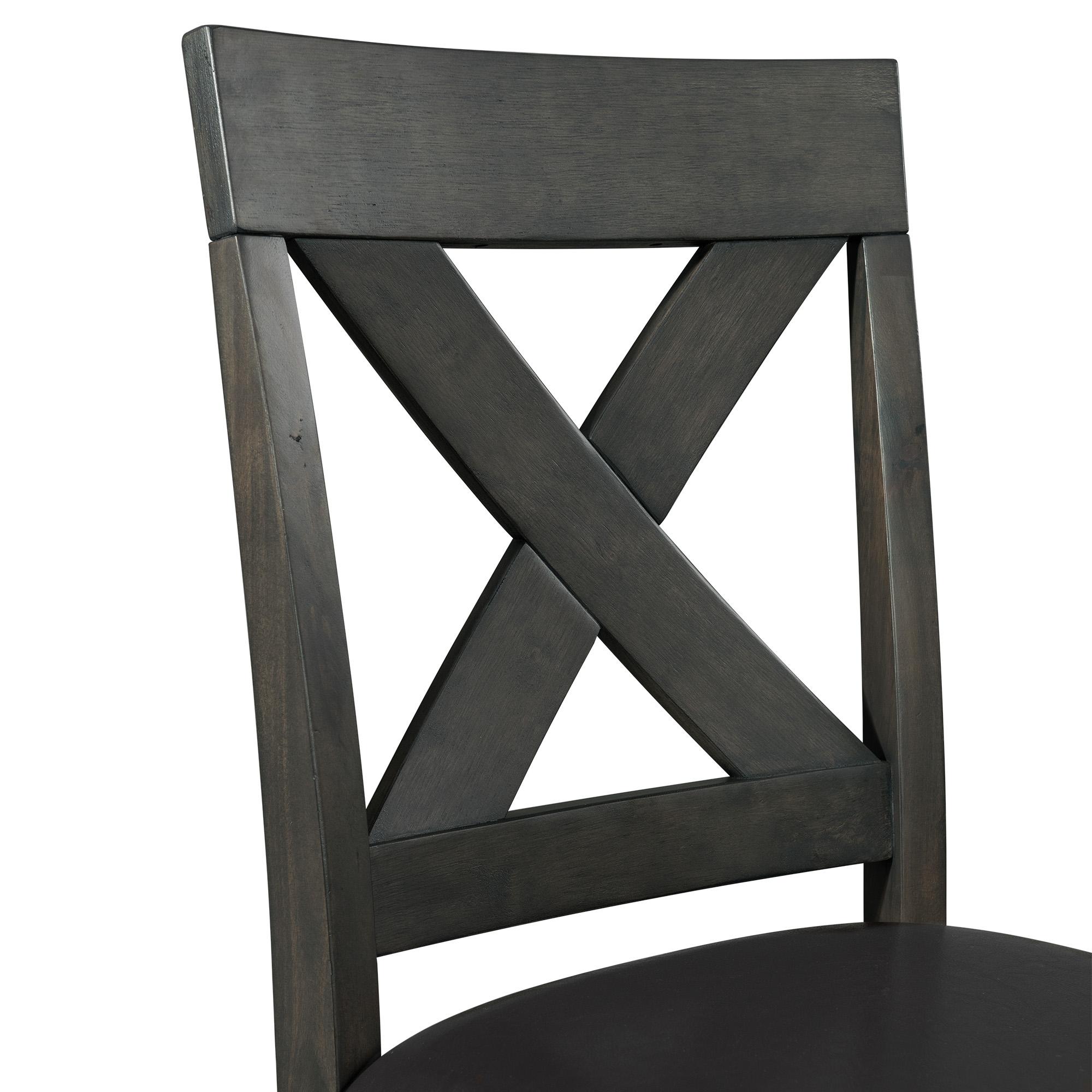  Elements International Alex DAX4007CS 7 pc Counter Height Dining Set IMAGE 11