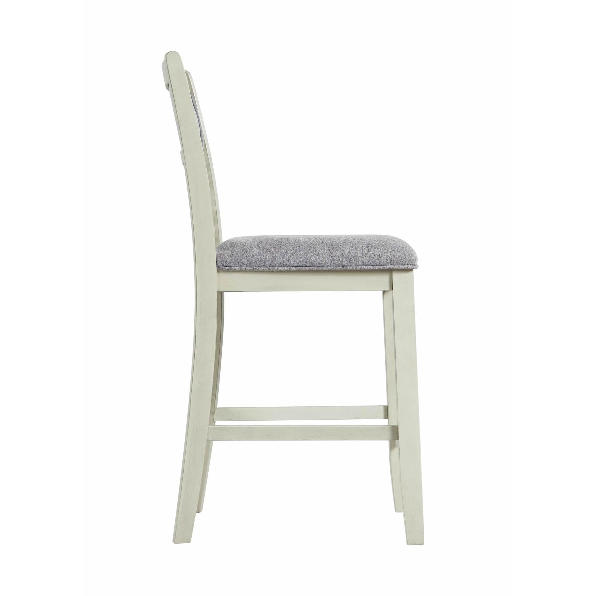  Elements International Amherst DAH750CSC Counter Height Side Chair - Bisque IMAGE 3