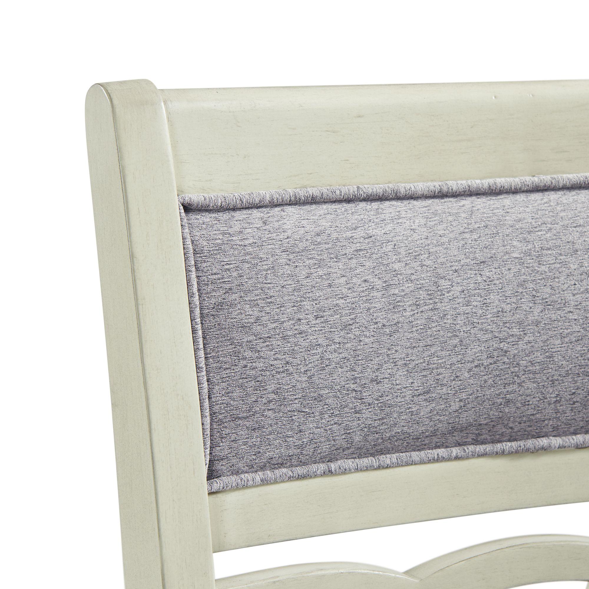  Elements International Amherst DAH750CSC Counter Height Side Chair - Bisque IMAGE 6