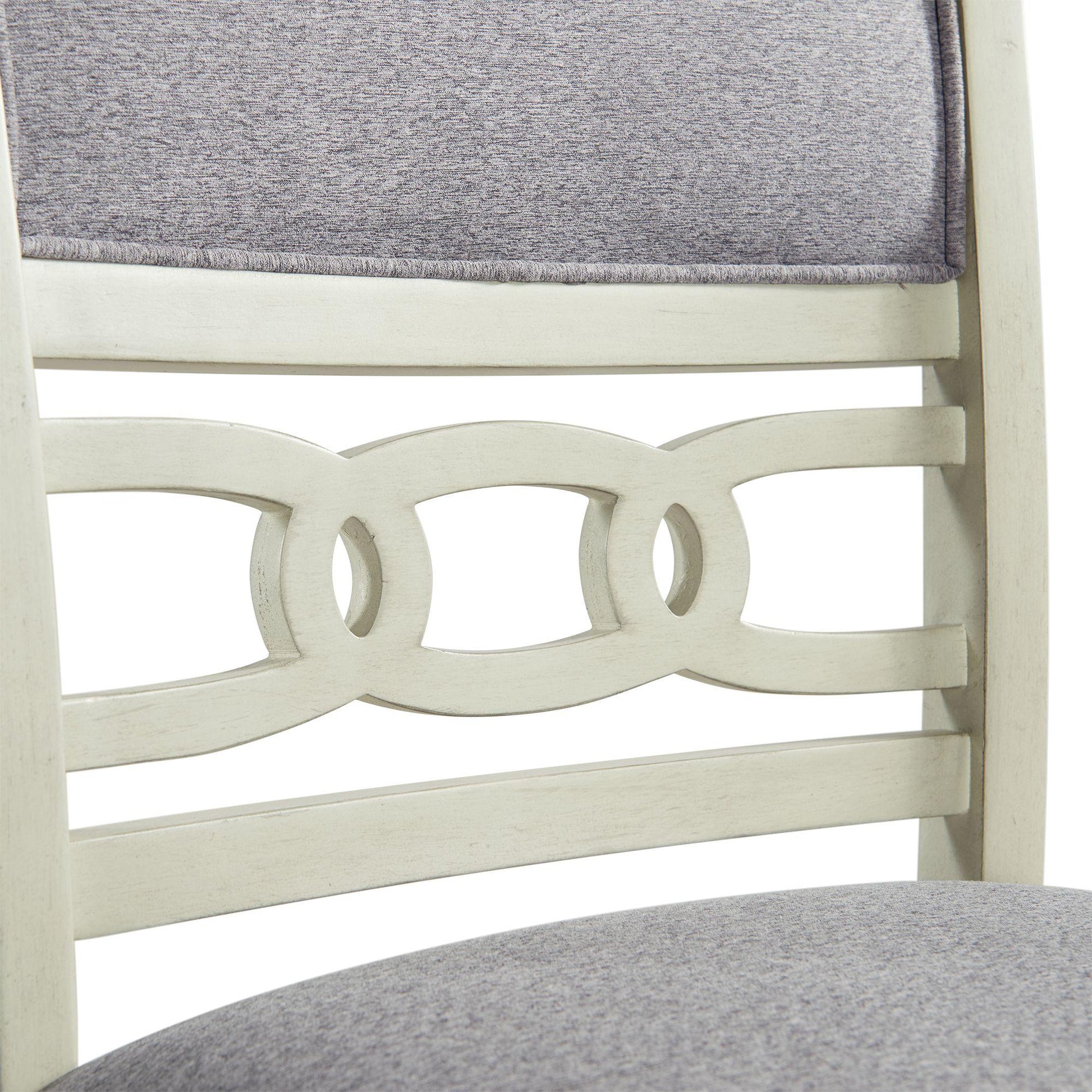  Elements International Amherst DAH750CSC Counter Height Side Chair - Bisque IMAGE 8