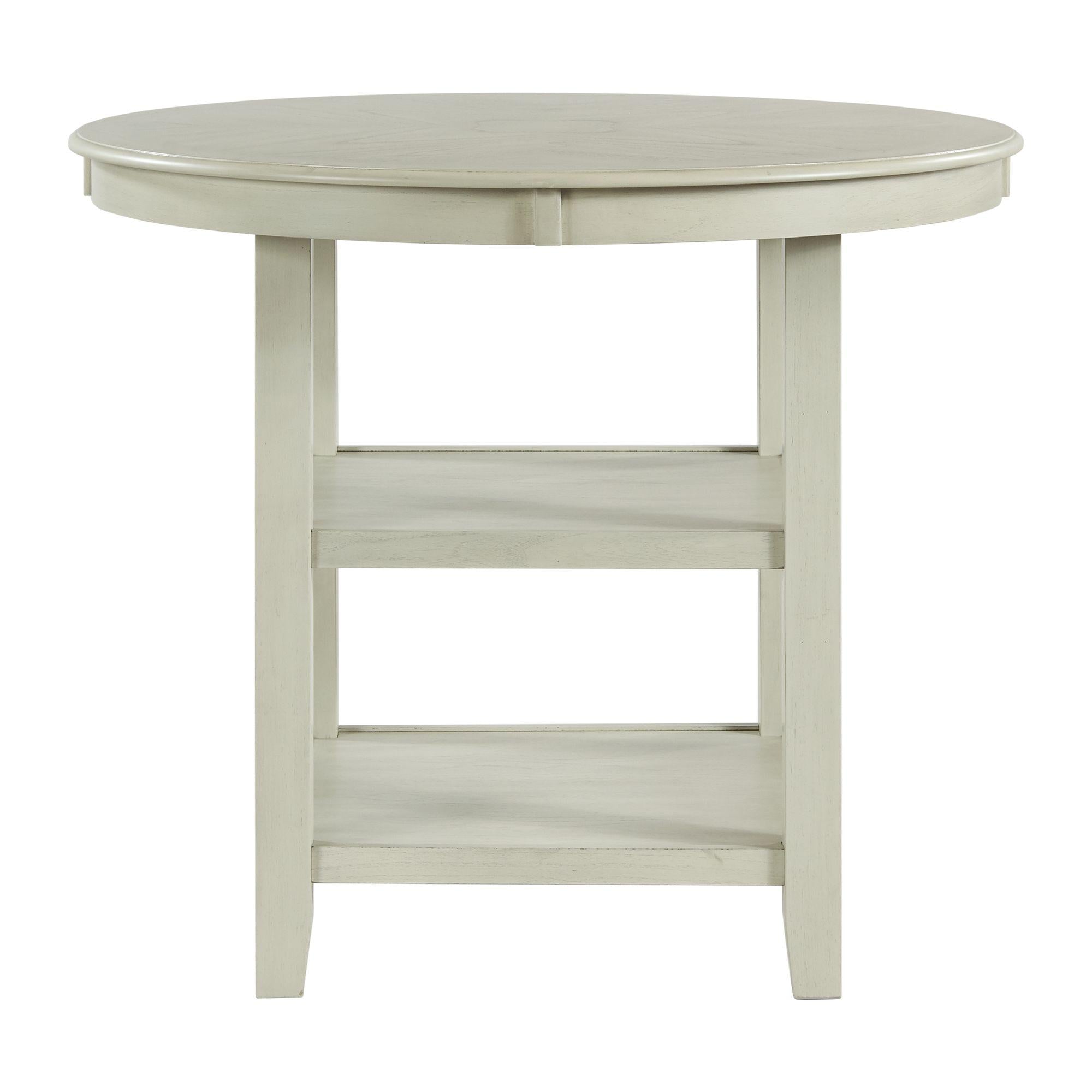  Elements International Amherst DAH750CT Counter Height Dining Table - Bisque IMAGE 2