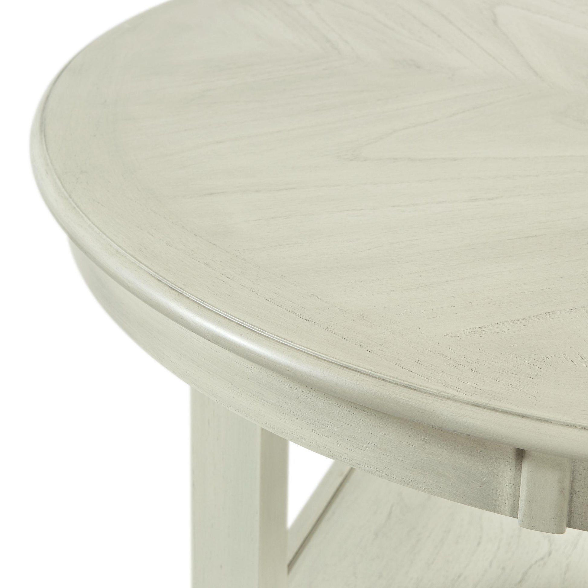  Elements International Amherst DAH750CT Counter Height Dining Table - Bisque IMAGE 4