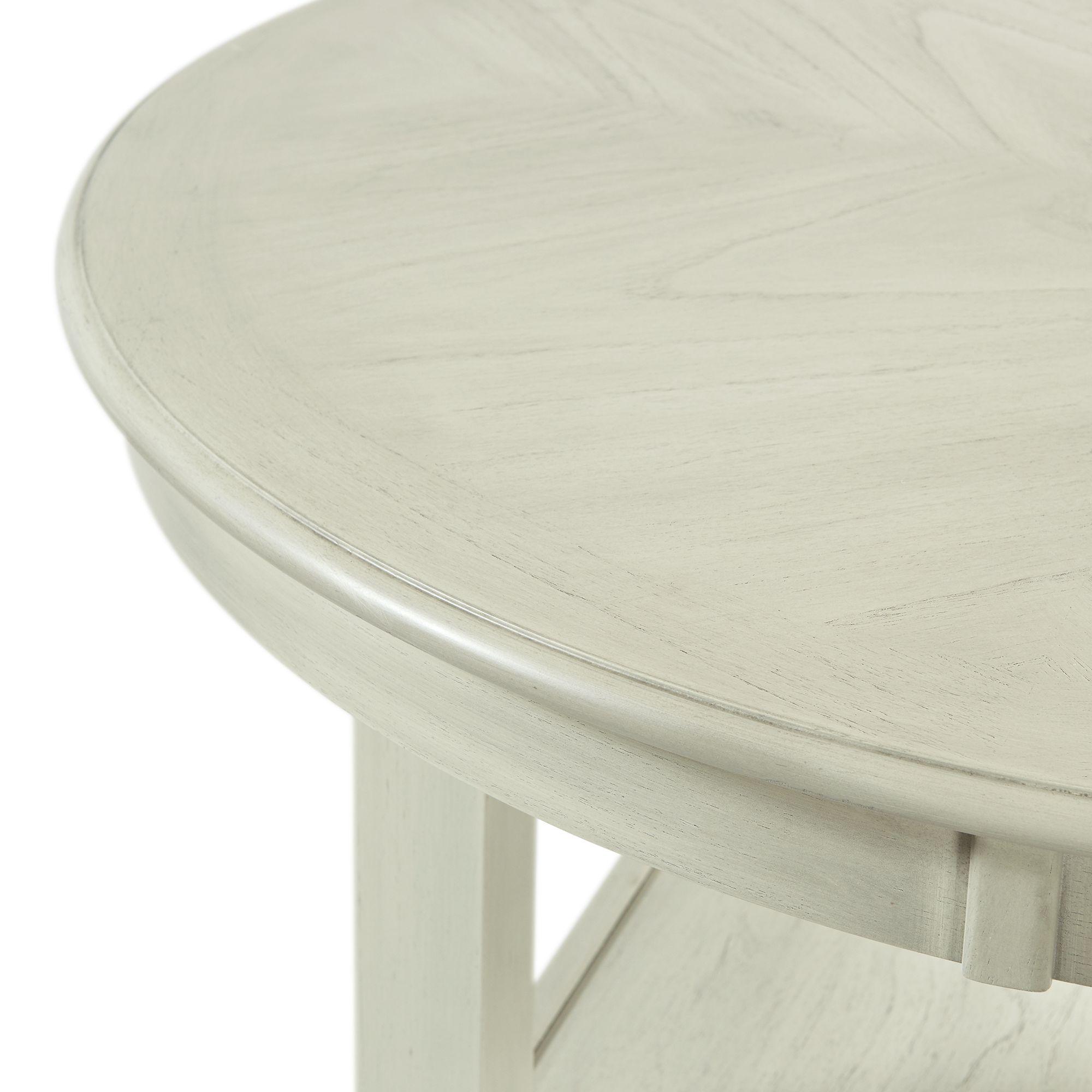  Elements International Amherst DAH750CT Counter Height Dining Table - Bisque IMAGE 4