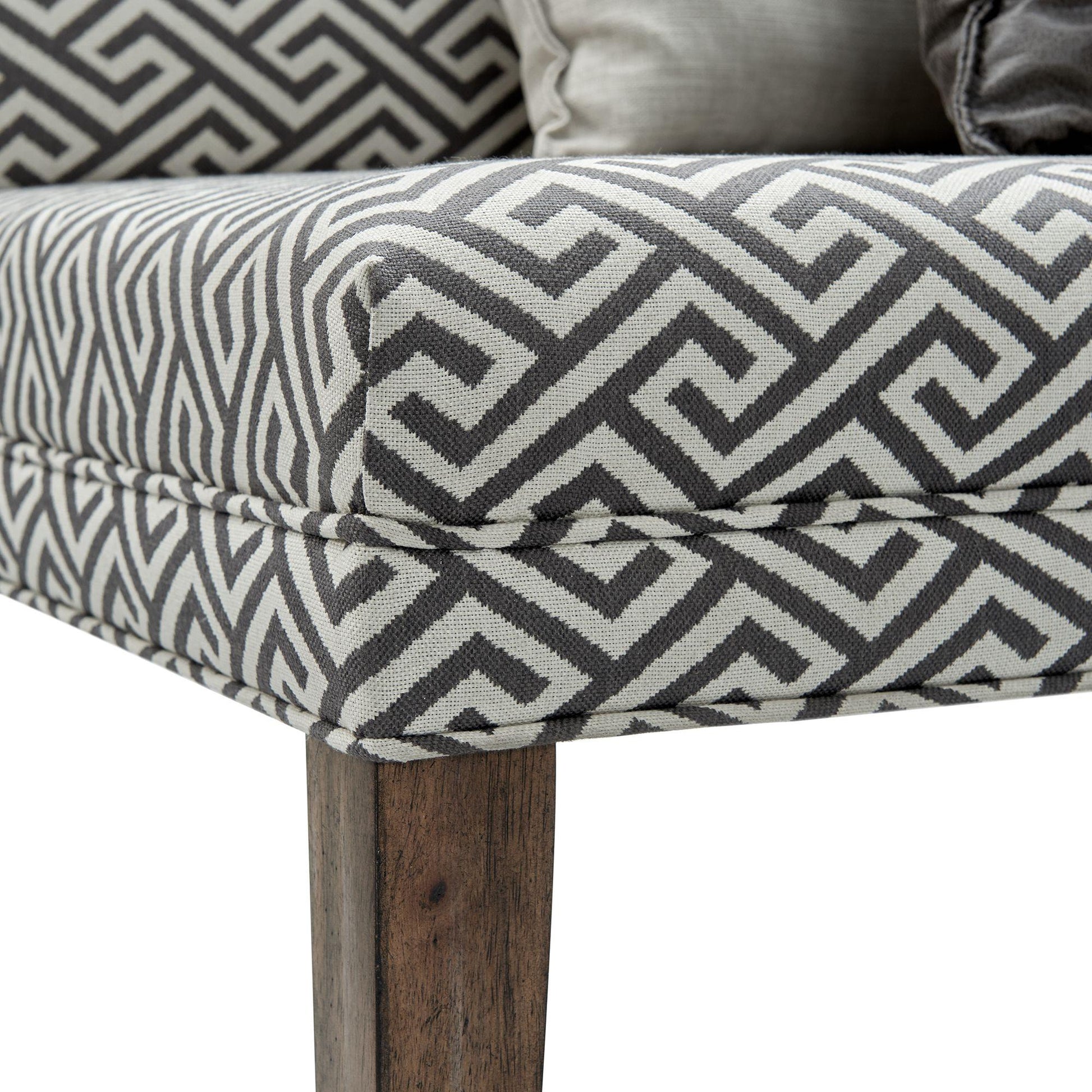  Elements International Gramercy DGC530SF Dining Settee IMAGE 6