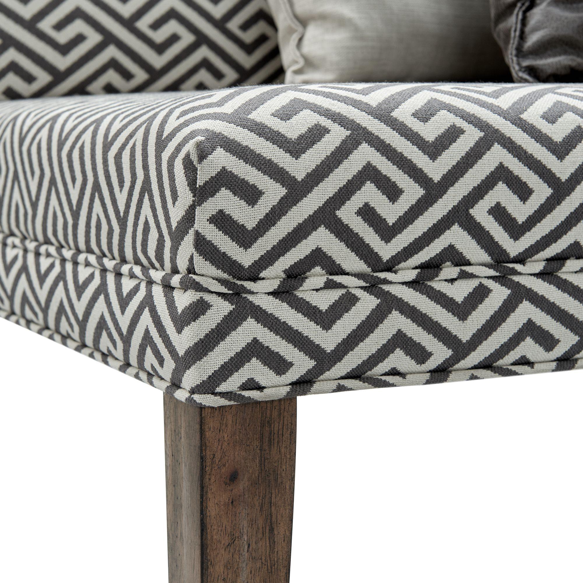  Elements International Gramercy DGC530SF Dining Settee IMAGE 6