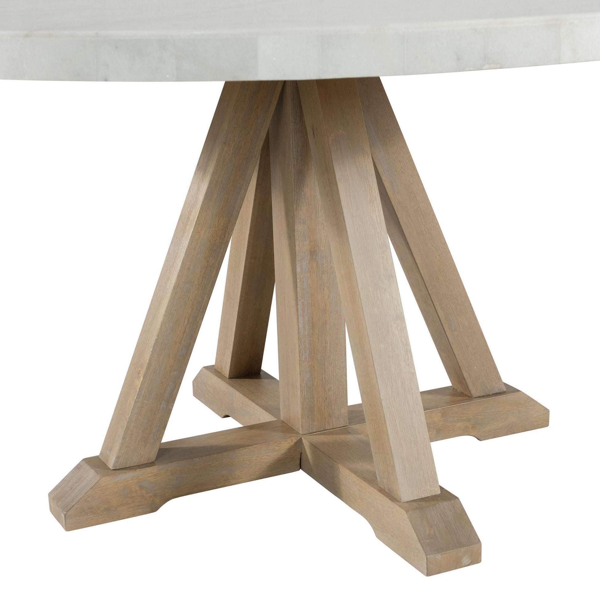  Elements International Lakeview CDLW180RDT Round Dining Table IMAGE 4