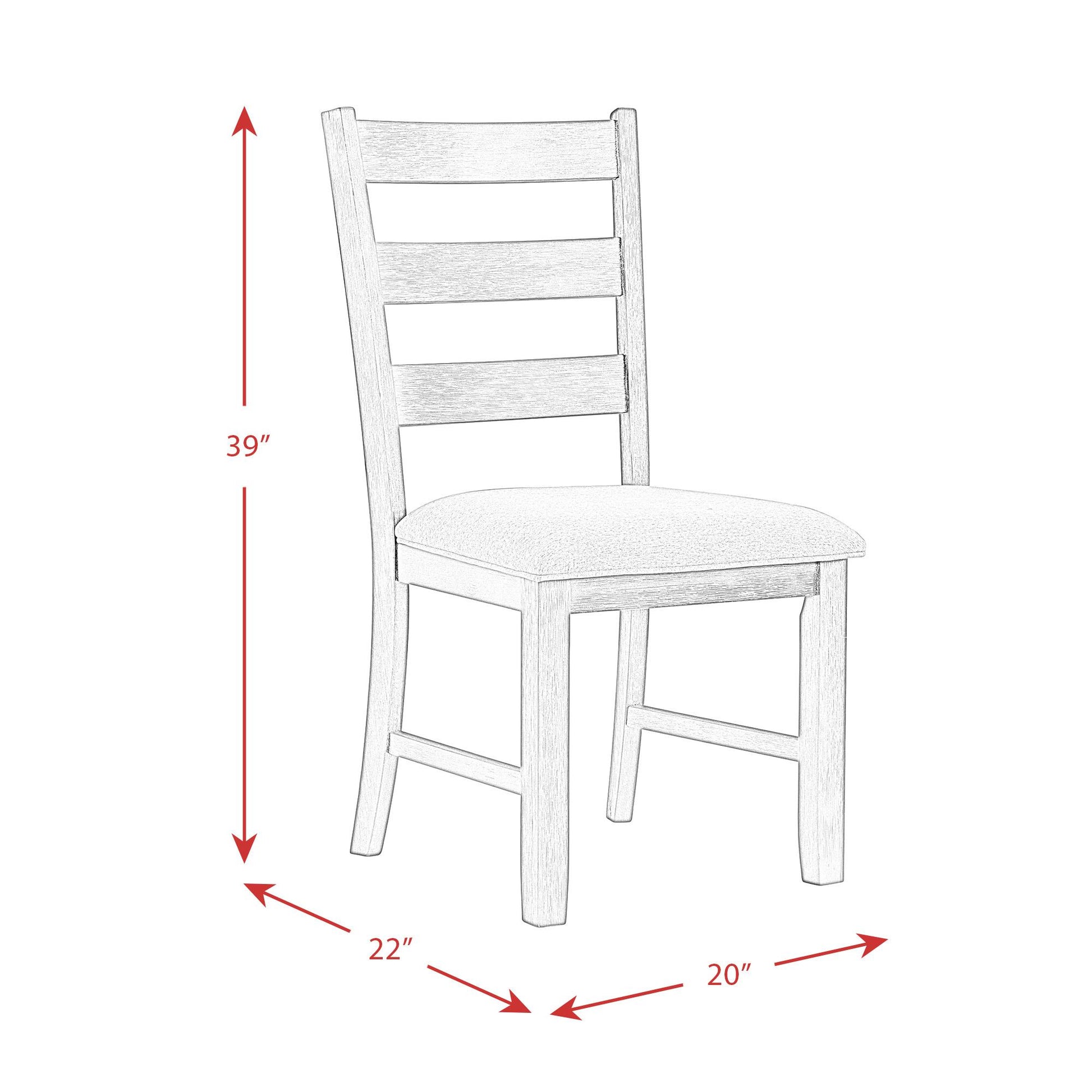  Elements International Martin Gray DMT3006DS 6 pc Dinette IMAGE 17