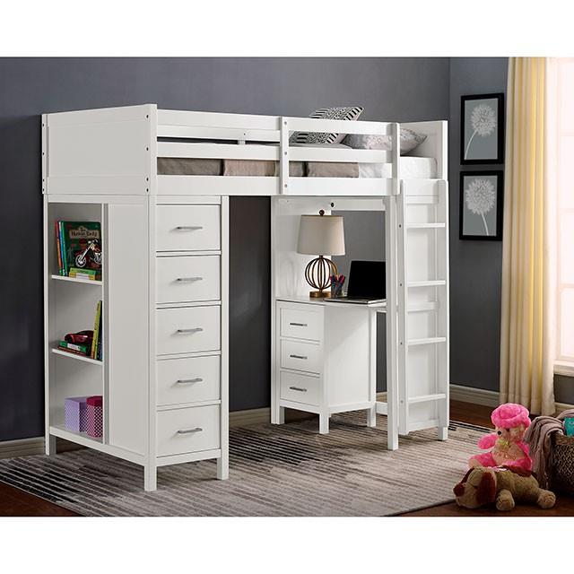  Furniture of America Cassidy CM-BK970 Twin Loft Bed IMAGE 1