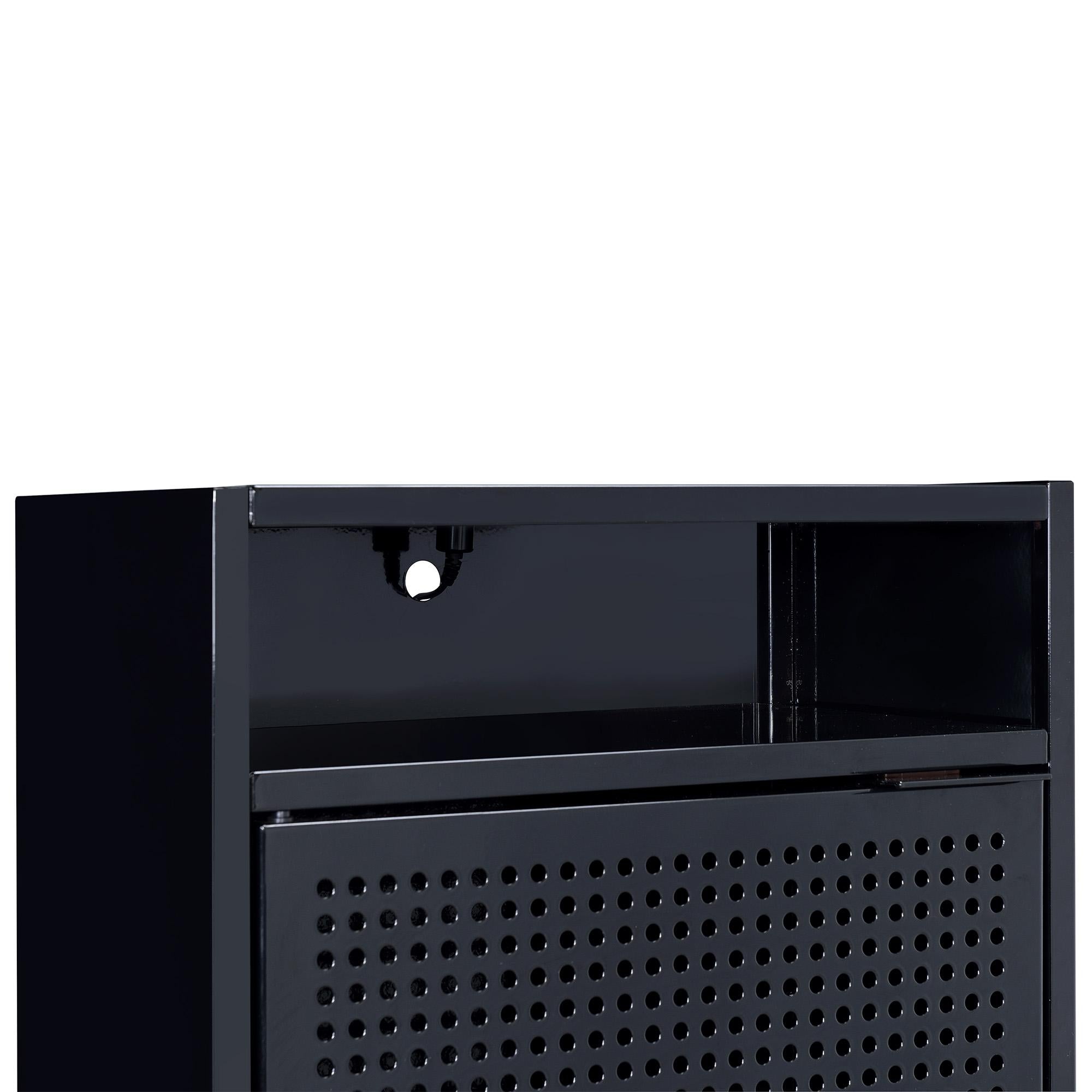 Elements International Ember CEB800NSE Nightstand - Black IMAGE 6