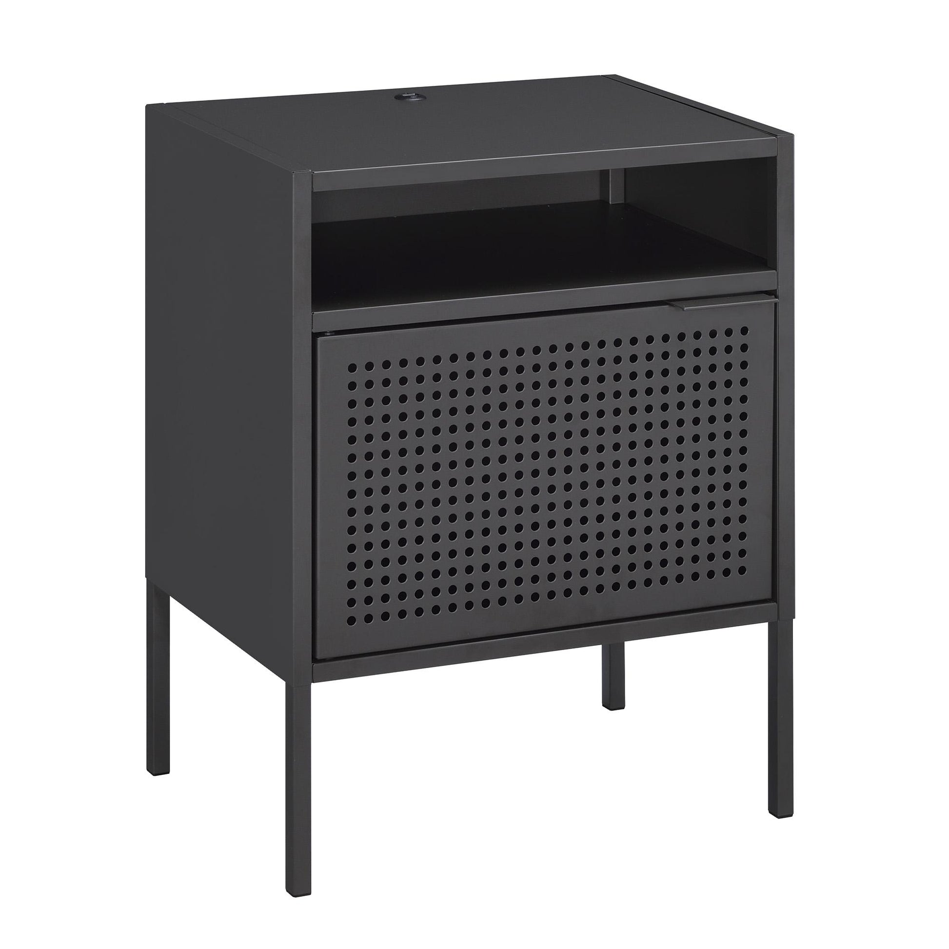  Elements International Ember CEB300NSE Nightstand - Gray IMAGE 1