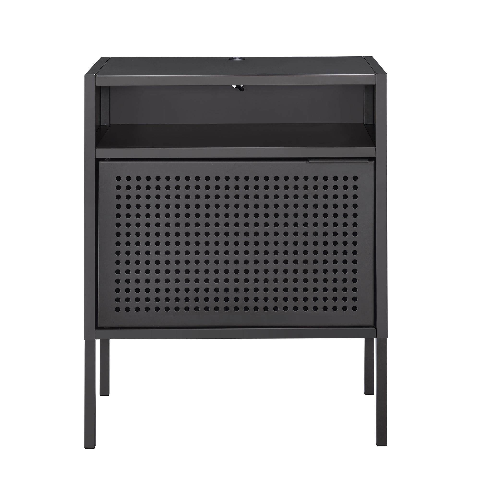  Elements International Ember CEB300NSE Nightstand - Gray IMAGE 2
