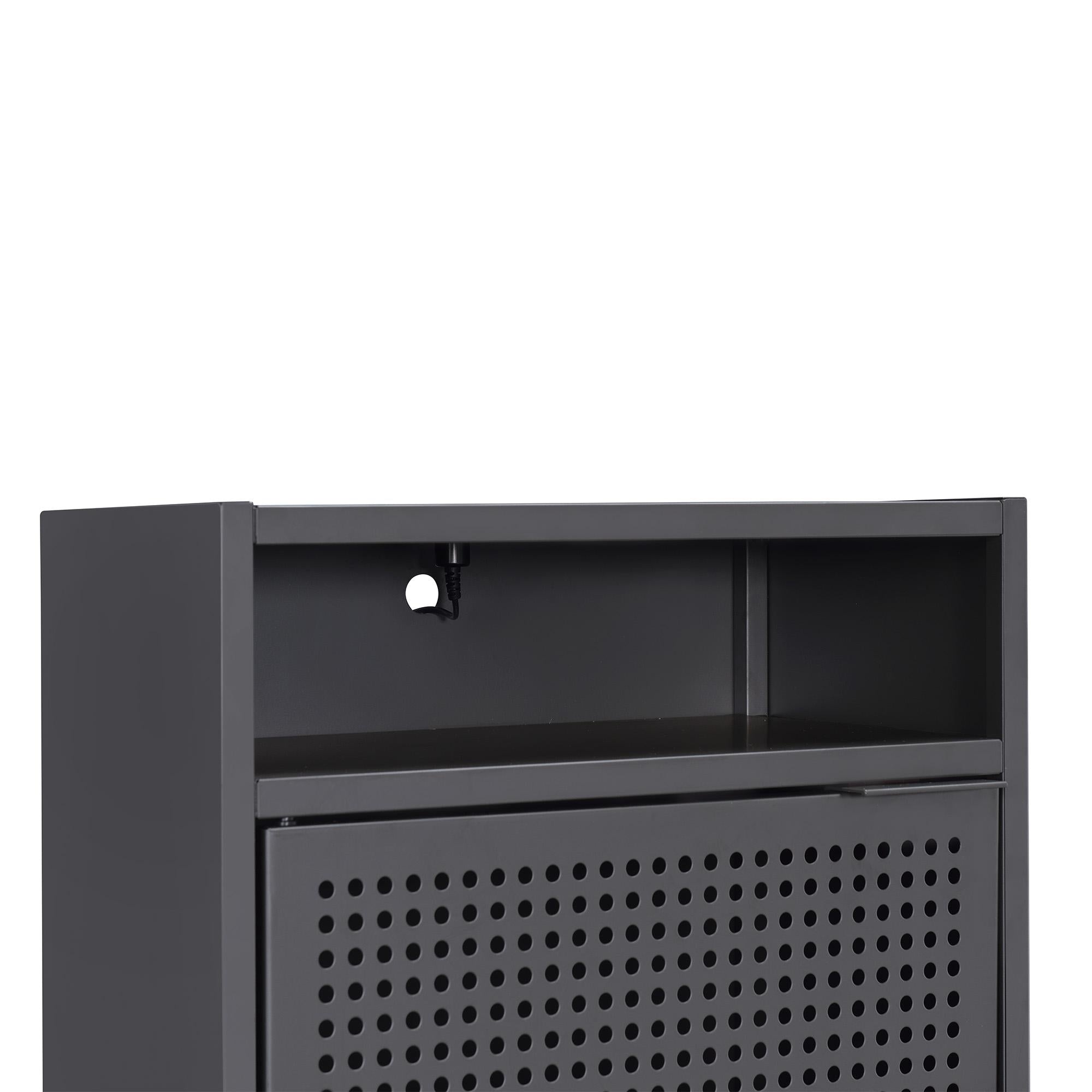 Elements International Ember CEB300NSE Nightstand - Gray IMAGE 6