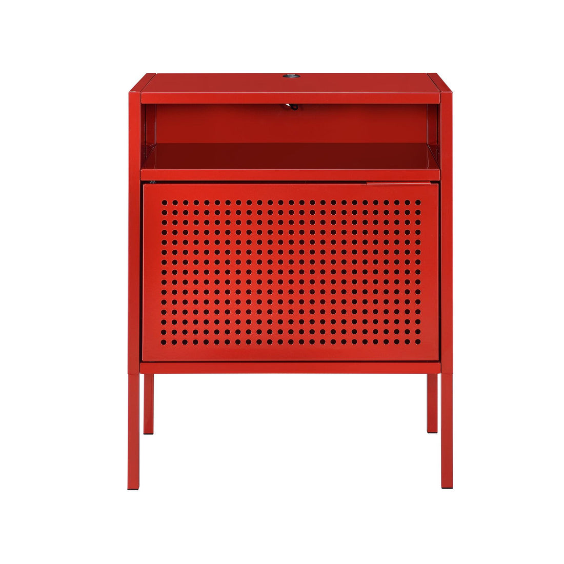  Elements International Ember CEB400NSE Nightstand - Red IMAGE 1