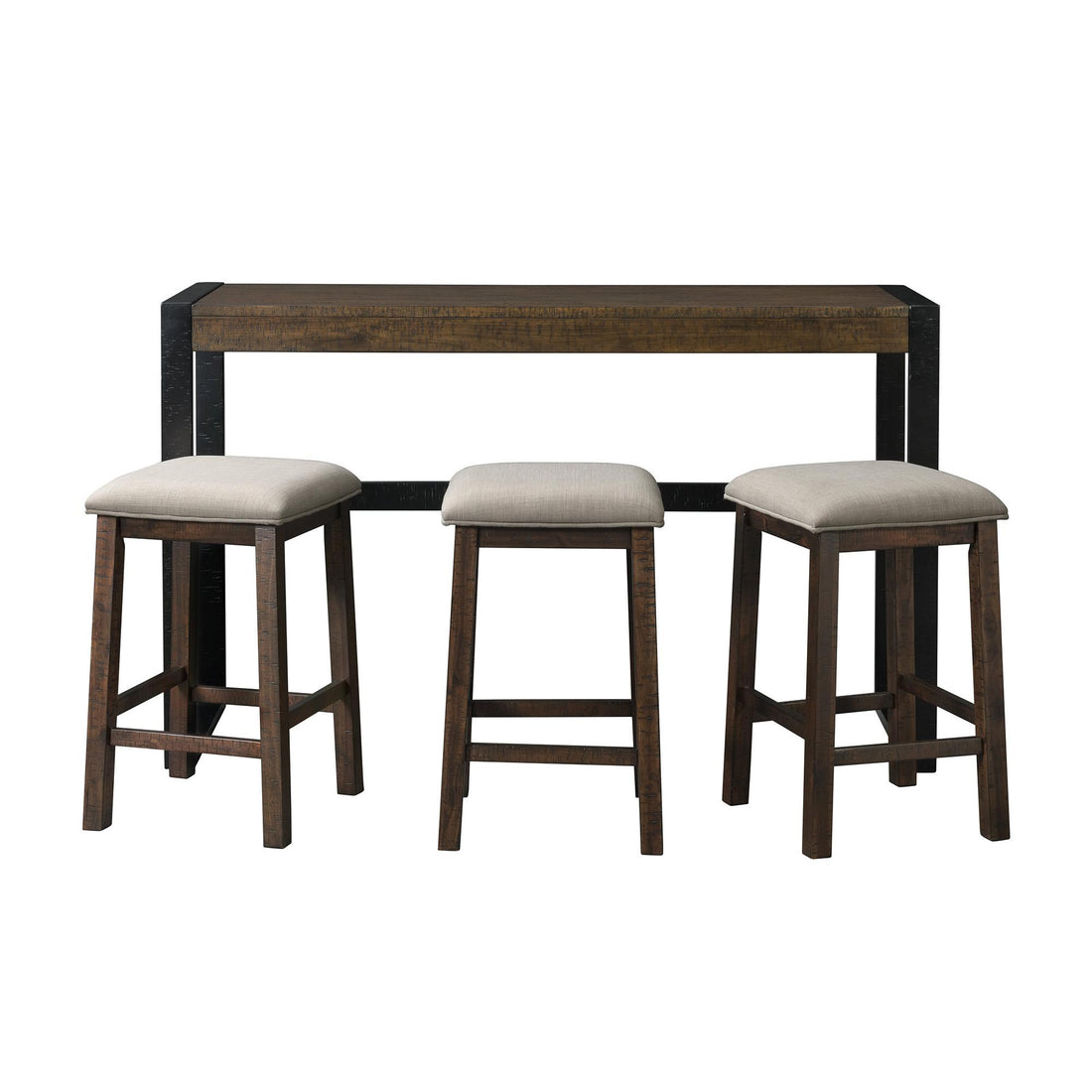  Elements International Caesar TCA100BTSP 4 pc Counter Height Dinette IMAGE 1