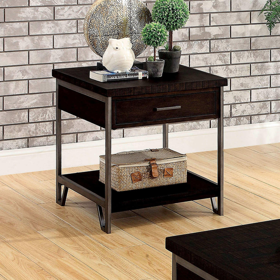  Furniture of America Wasta CM4499E End Table IMAGE 1