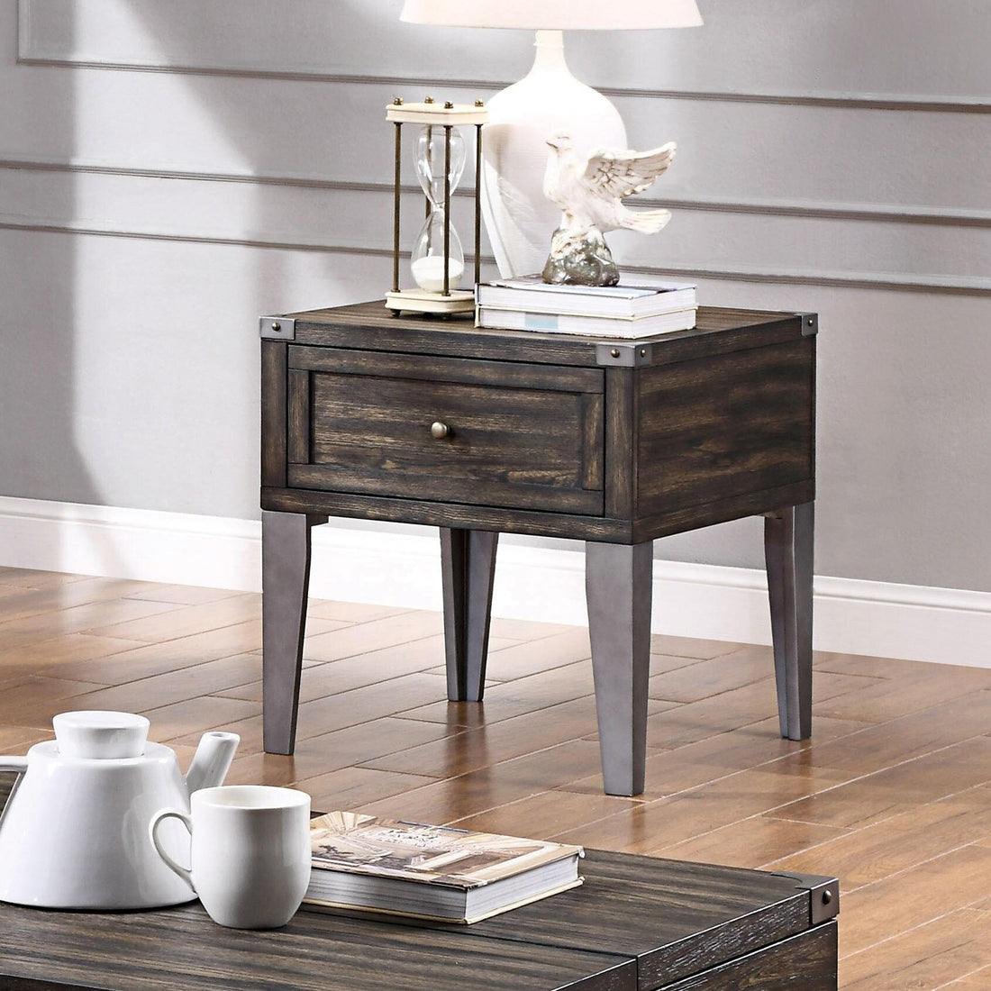  Furniture of America Piedmont CM4387E End Table IMAGE 1