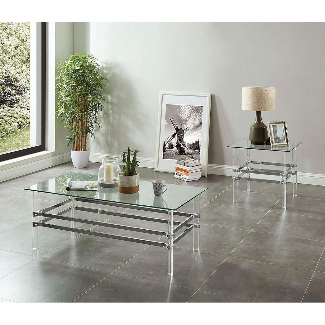  Furniture of America Trofa CM4351E End Table IMAGE 2