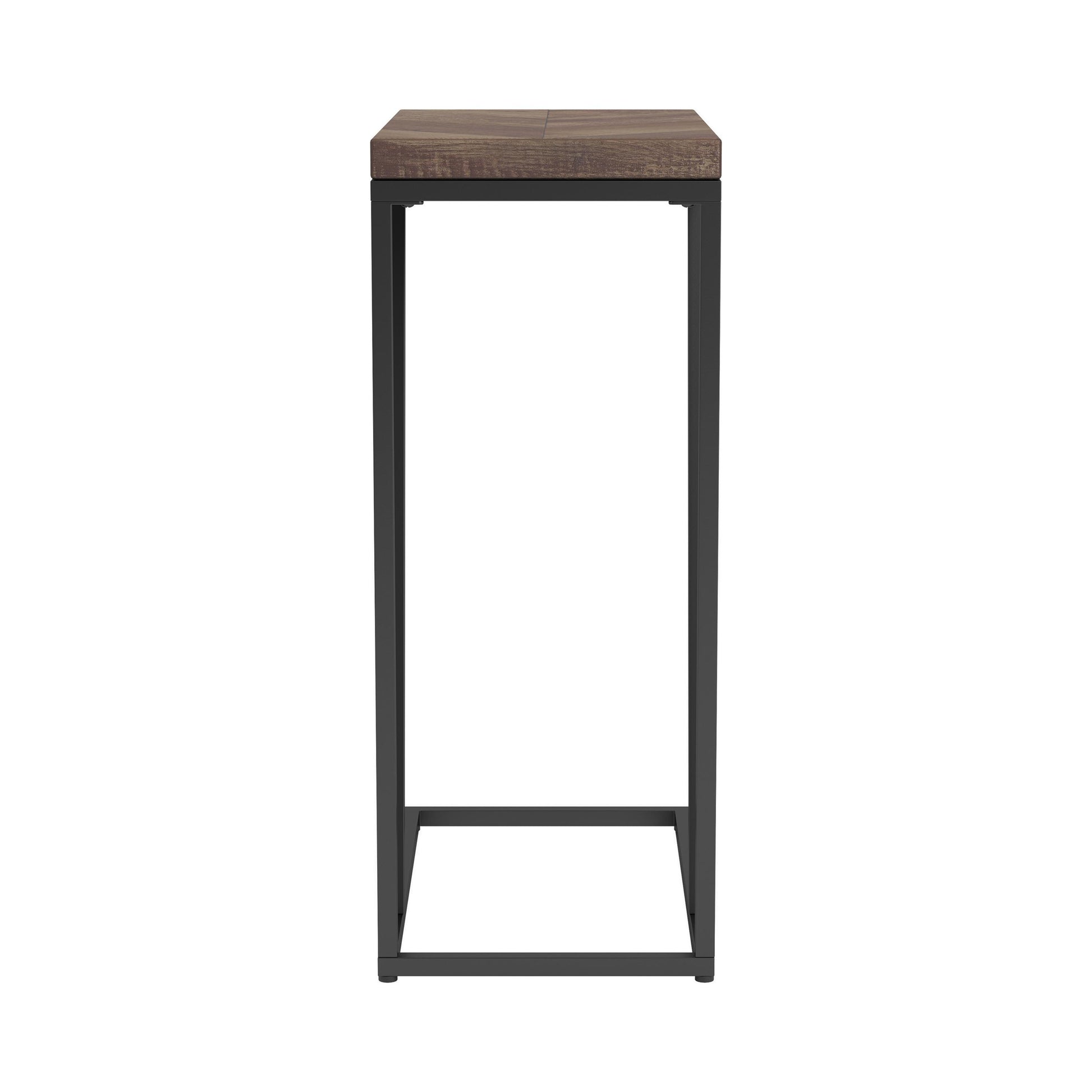  Coaster Furniture Sergio 931147 Engineered Wood C-Shaped Side Table - Rustic Tobacco IMAGE 2