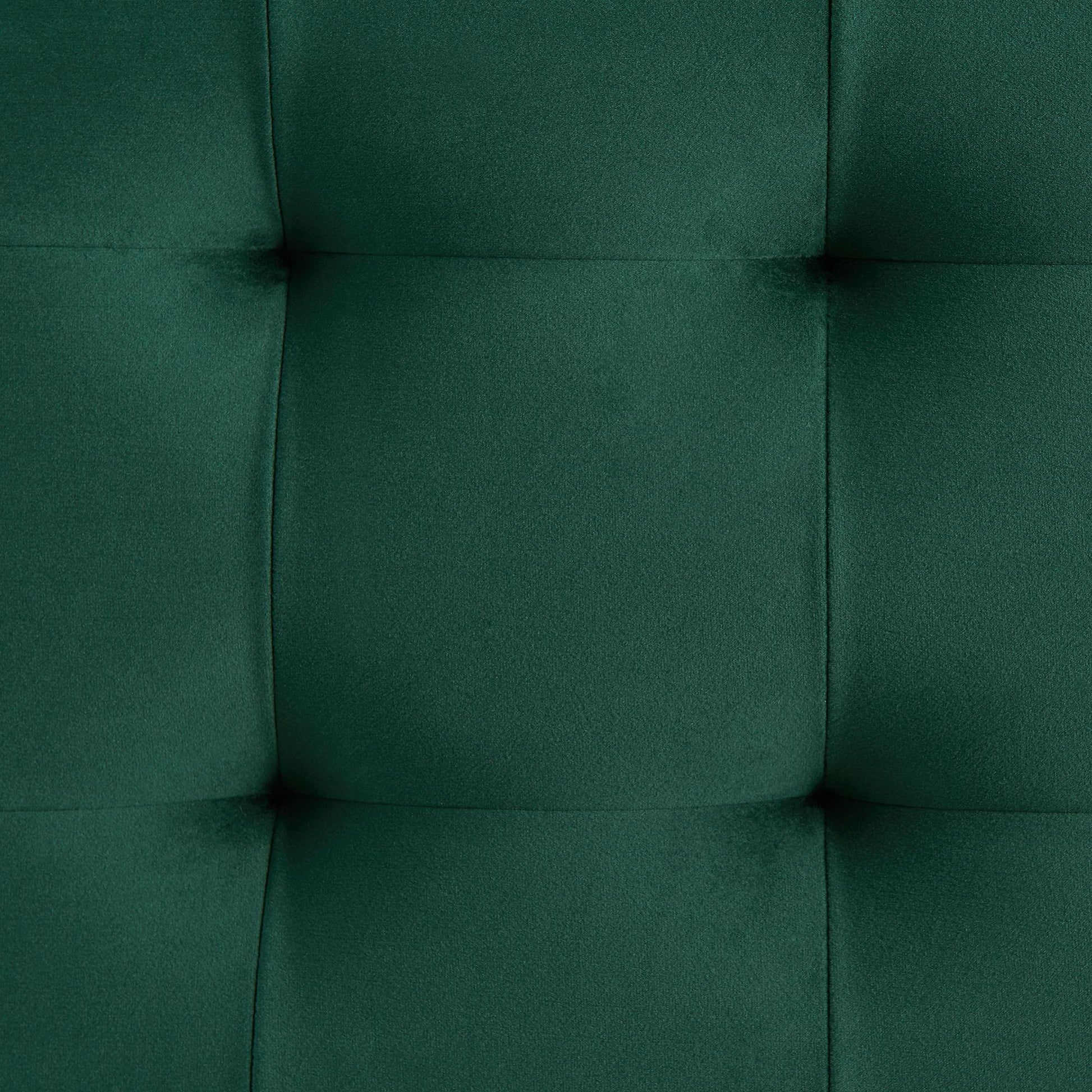  Elements International Crosby Tufted Storage Ottoman - Evergreen IMAGE 12