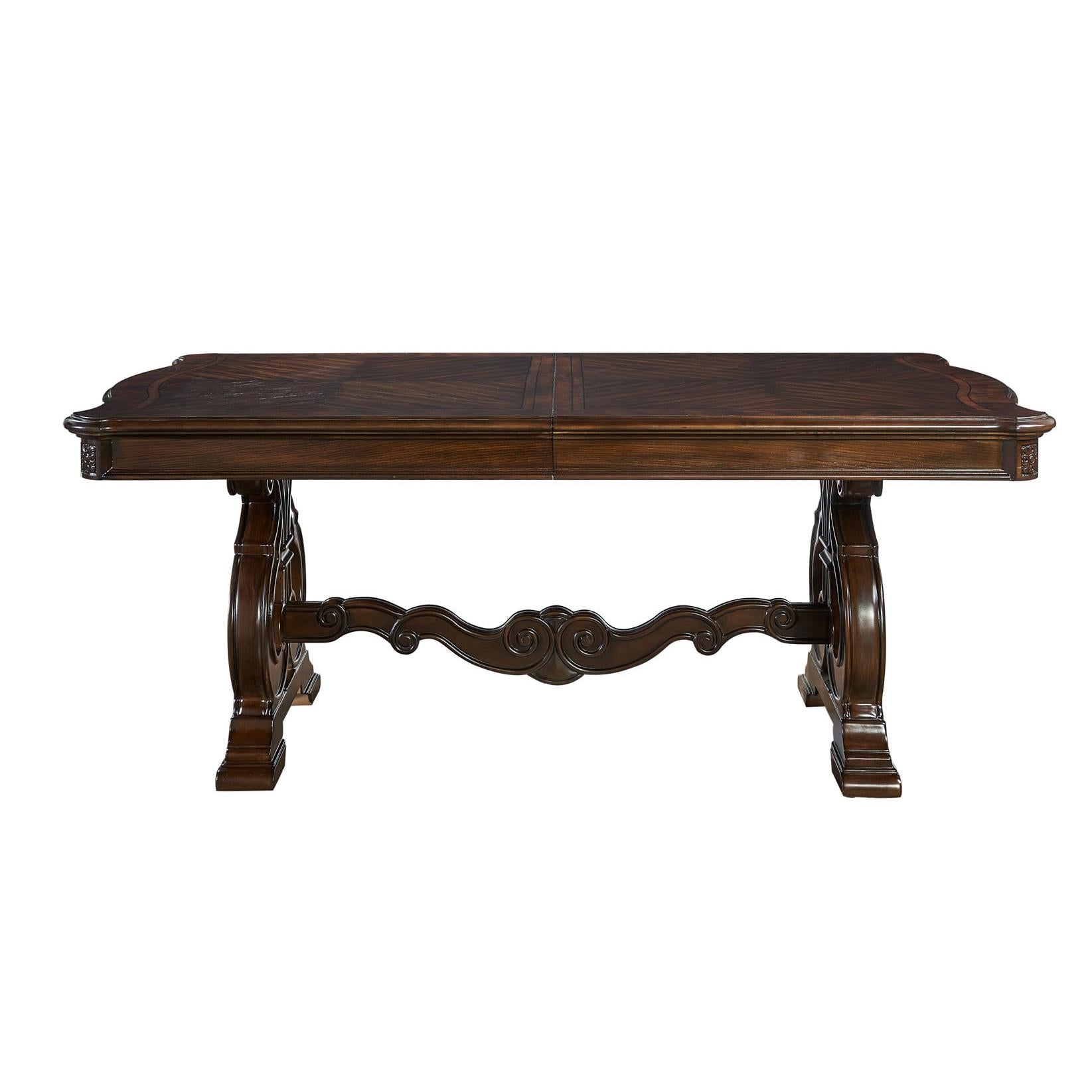  Steve Silver Furniture Royale RY500 Dining Table with 20-inch Leaf IMAGE 3