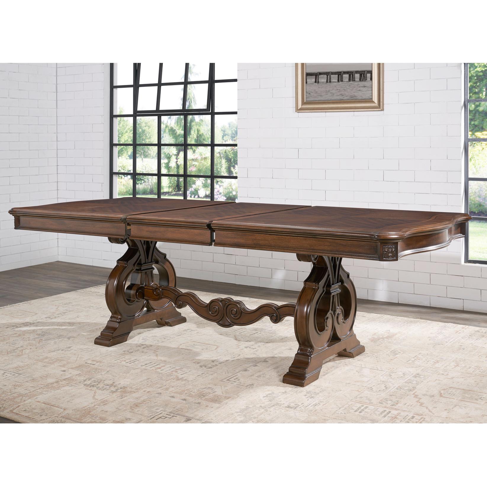  Steve Silver Furniture Royale RY500 Dining Table with 20-inch Leaf IMAGE 6