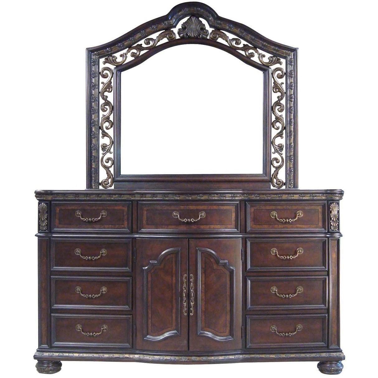  Steve Silver Furniture Monte Carlo RE163SS-121 Dresser Mirror IMAGE 2