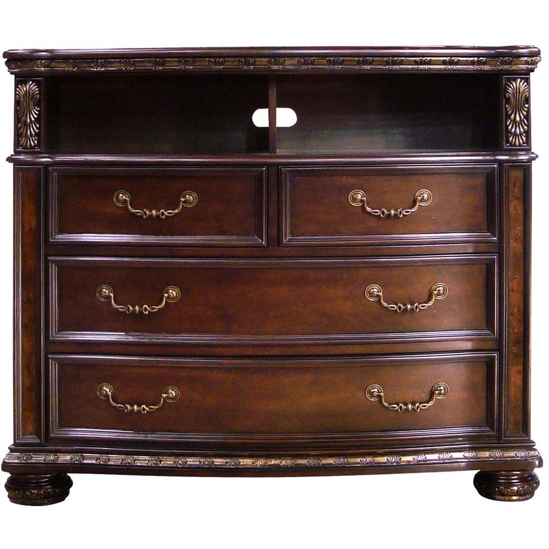  Steve Silver Furniture Monte Carlo RE163SS-135 Media Chest IMAGE 1