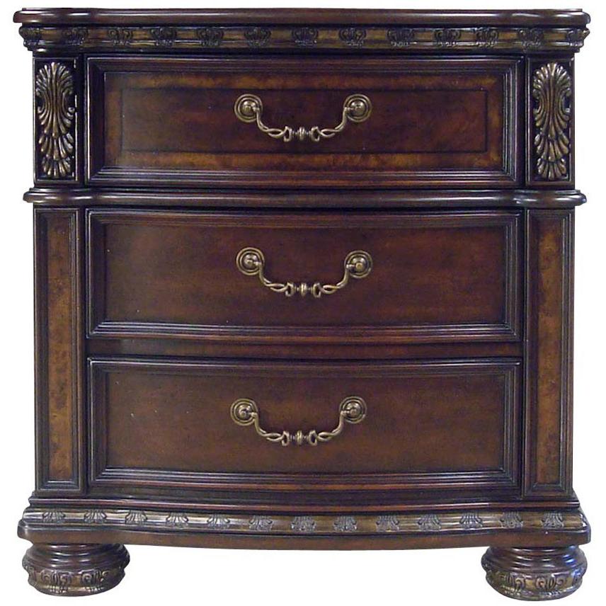  Steve Silver Furniture Monte Carlo RE163SS-150 Nightstand IMAGE 1