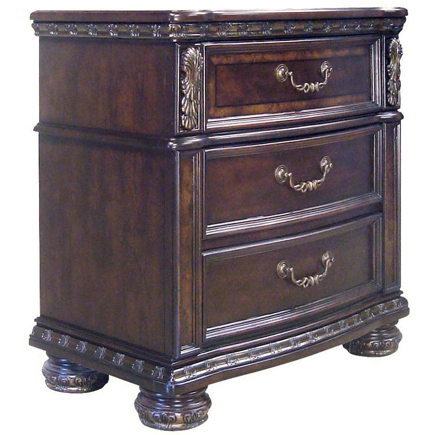  Steve Silver Furniture Monte Carlo RE163SS-150 Nightstand IMAGE 1
