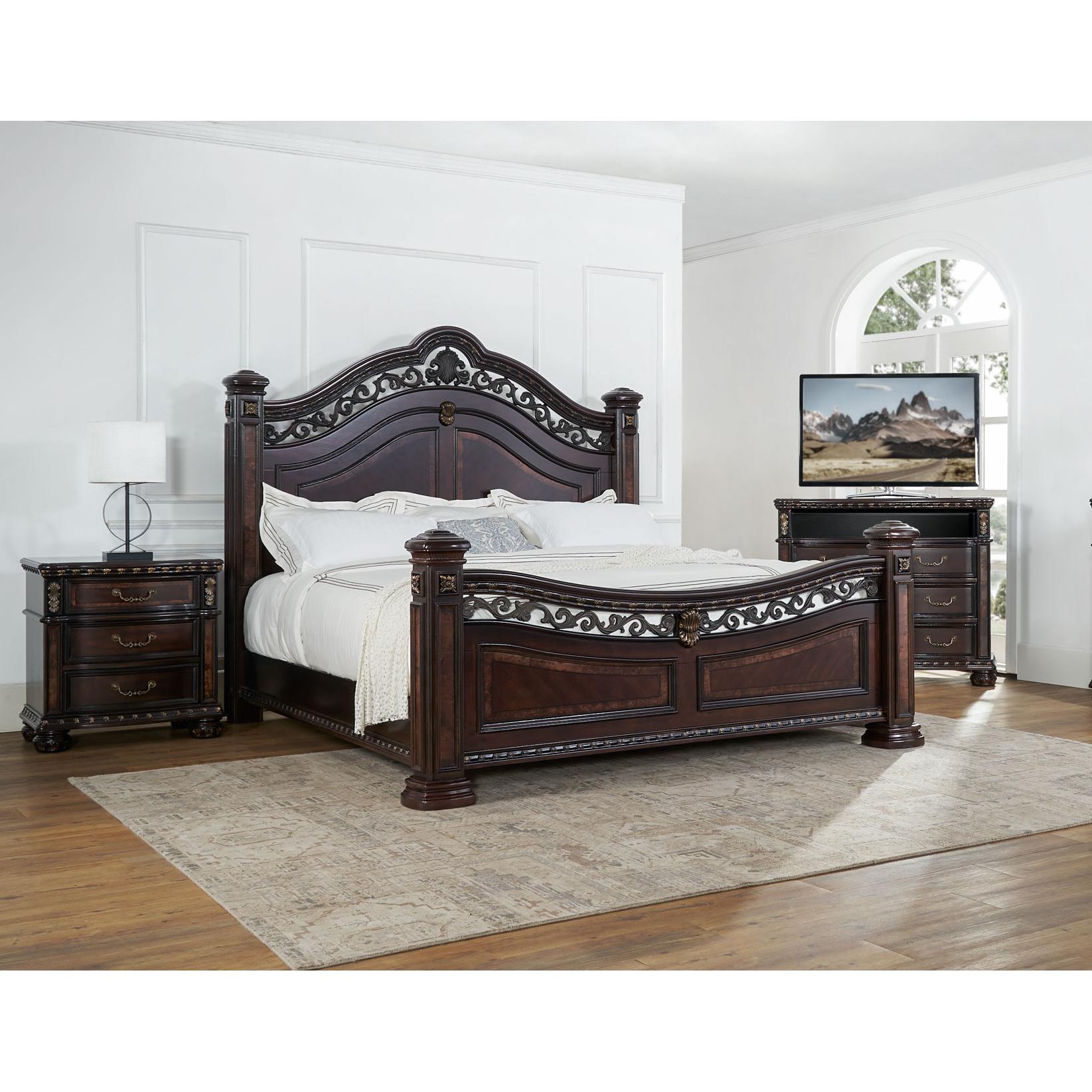  Steve Silver Furniture Monte Carlo RE163SS-150 Nightstand IMAGE 3