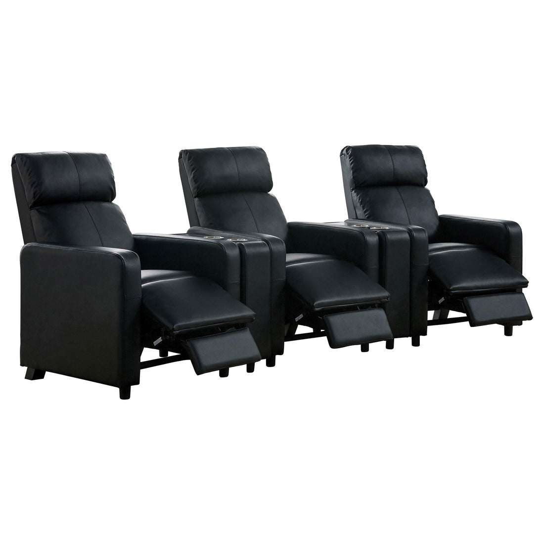  Coaster Furniture Toohey 600181-S3A 5 pc Home Theater Seating IMAGE 1