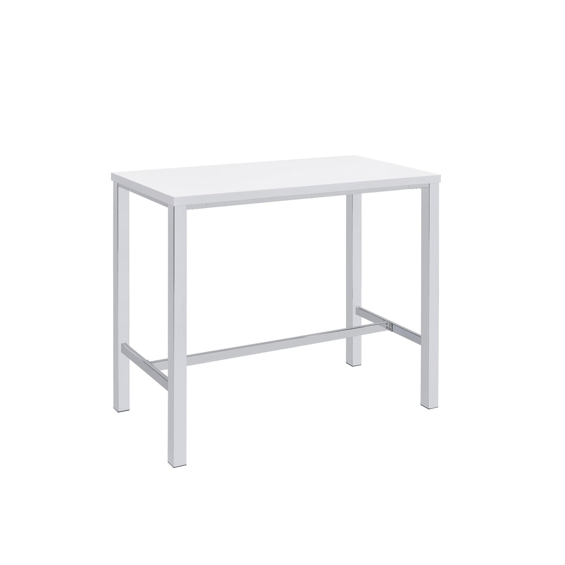  Coaster Furniture Natividad 182525 5-piece Pub Height Bar Table Set - White High Gloss IMAGE 1