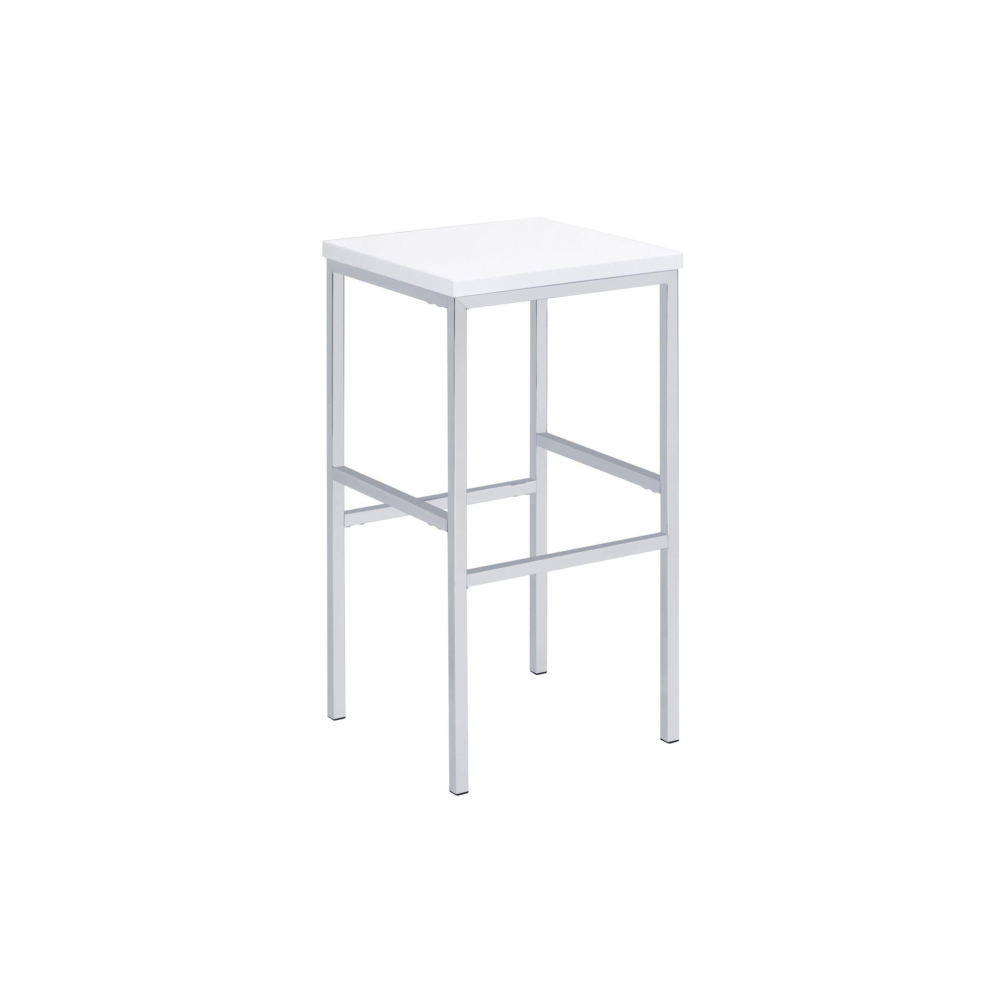  Coaster Furniture Natividad 182525 5-piece Pub Height Bar Table Set - White High Gloss IMAGE 5