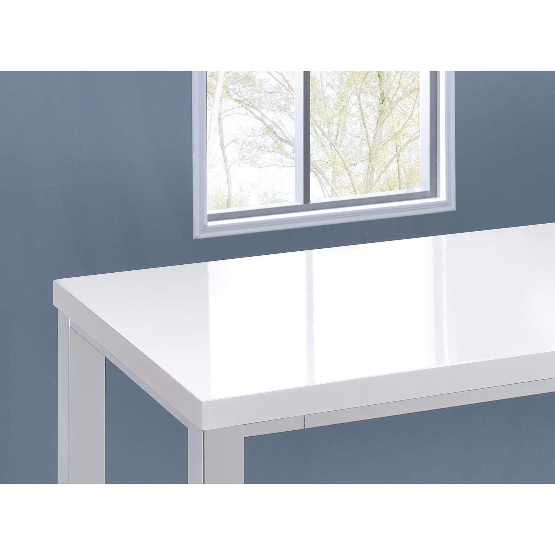  Coaster Furniture Natividad 182525 5-piece Pub Height Bar Table Set - White High Gloss IMAGE 7